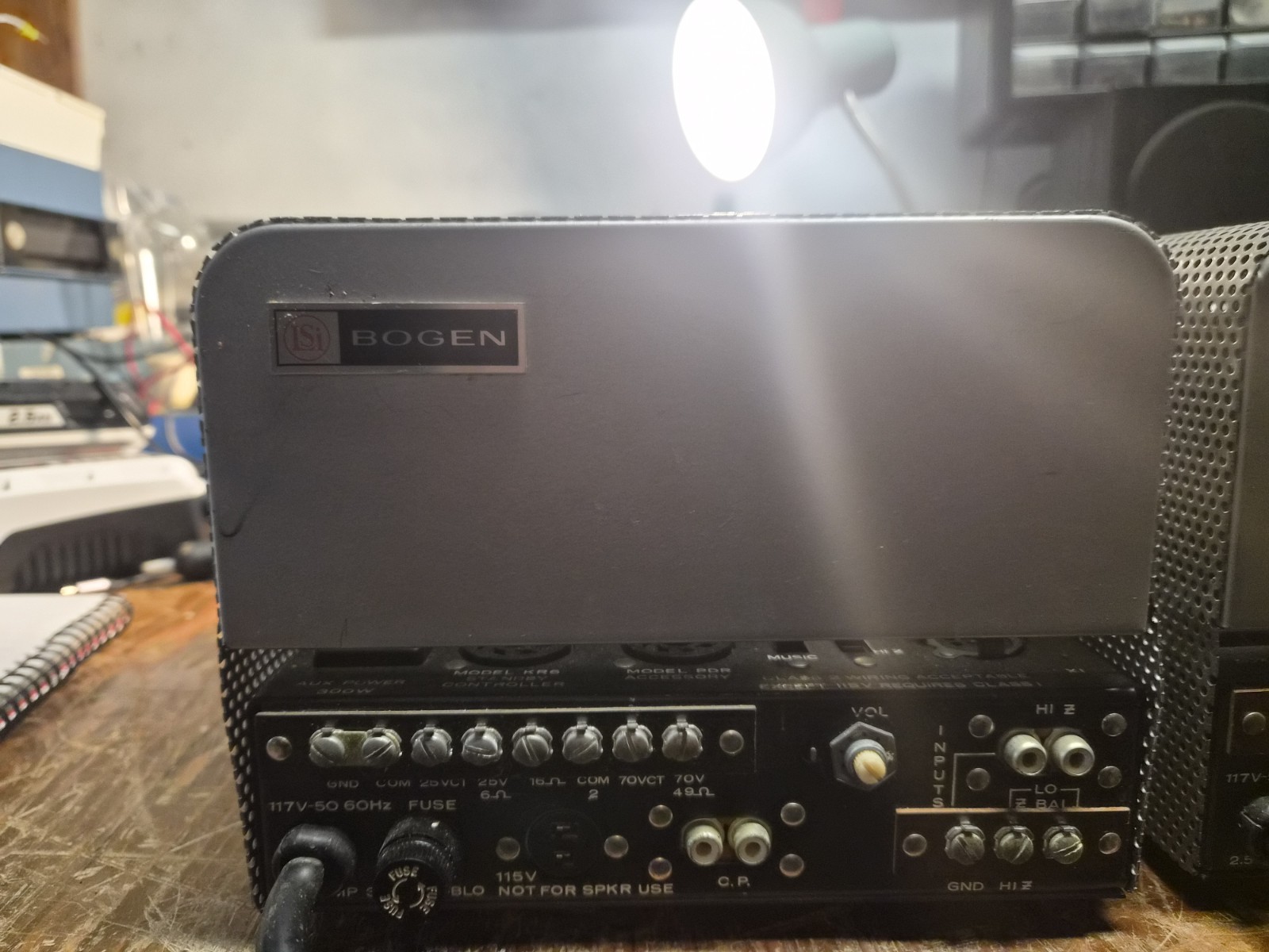 (2) Bogen MO-100A 100 Watt Tube Monoblock Power Amps Untested All Tubes Included