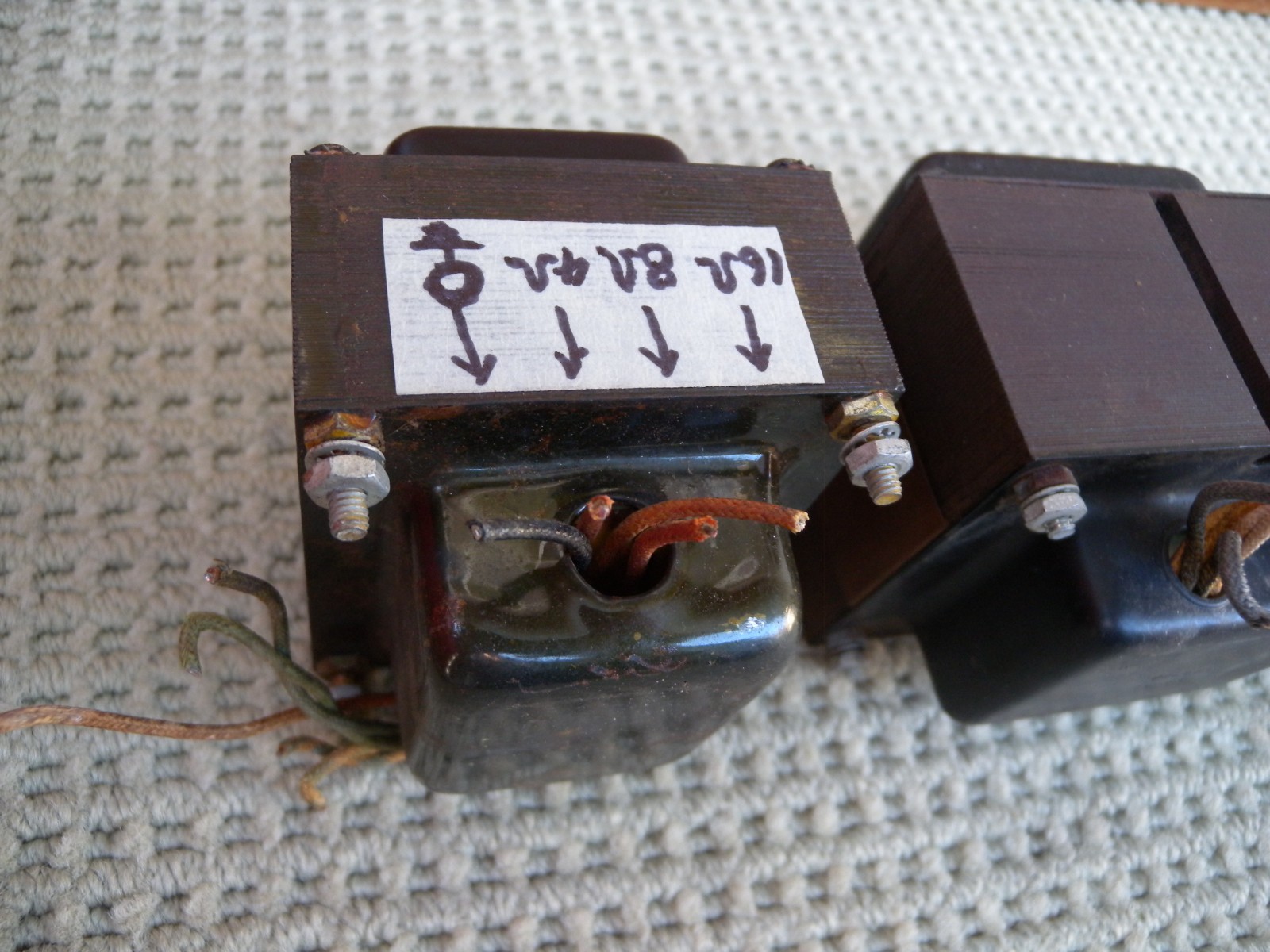 HEATHKIT RANSFORMER SET OF 3 PCS. ORIGINAL TUBE P-P EL84. 6BQ5/6V6/7591/6L6.