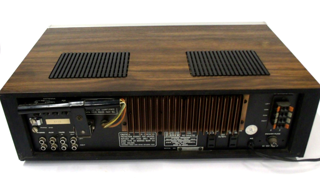 Vintage 1970s Sears Fisher Wood Grain Stereo Receiver 143.92532700 Made in Japan