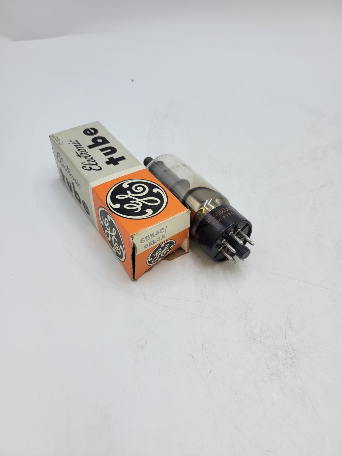 GE 6BK4C 6EL4A Electronic Vacuum Tube 8-Pin Plug-In Sharp Cutoff Beam Pentode