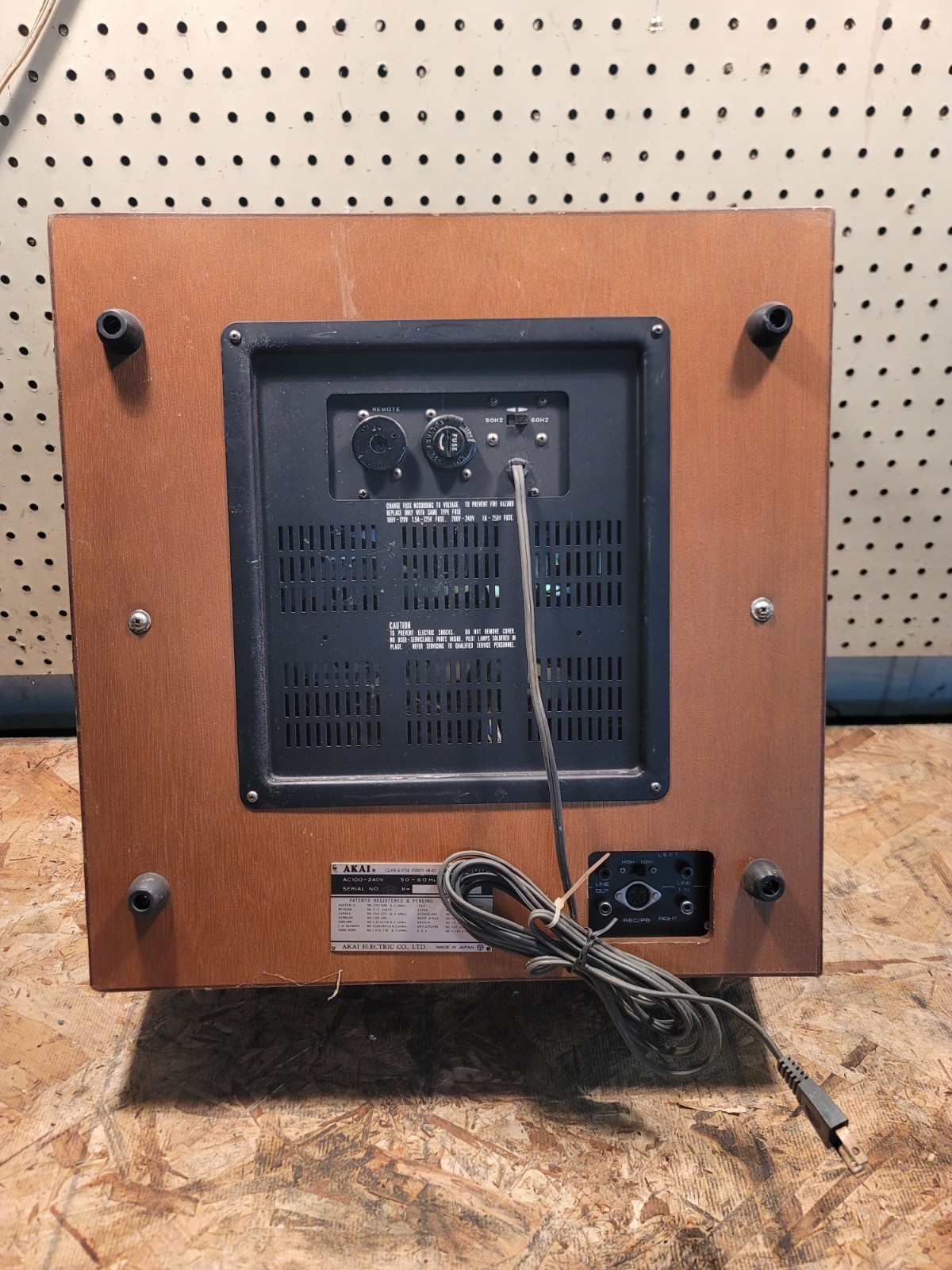 Akai GX-280D Surround Sound Stereo 4-Track/Stereo Reel To Reel AS-IS Works