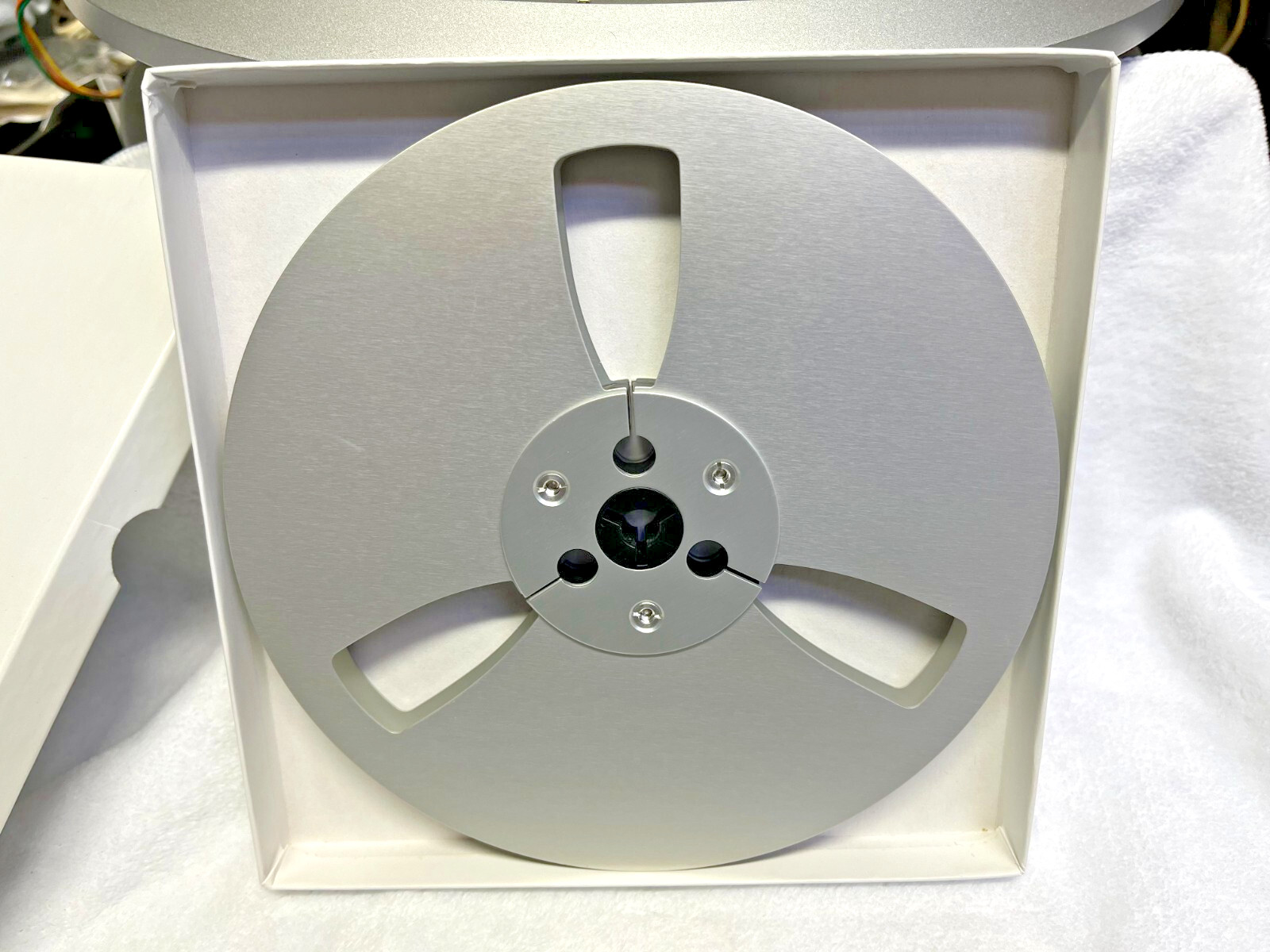 New SCOTCH type 7″ Metal Empty Reel Audio Tape for Reel-to-Reel Tape Deck