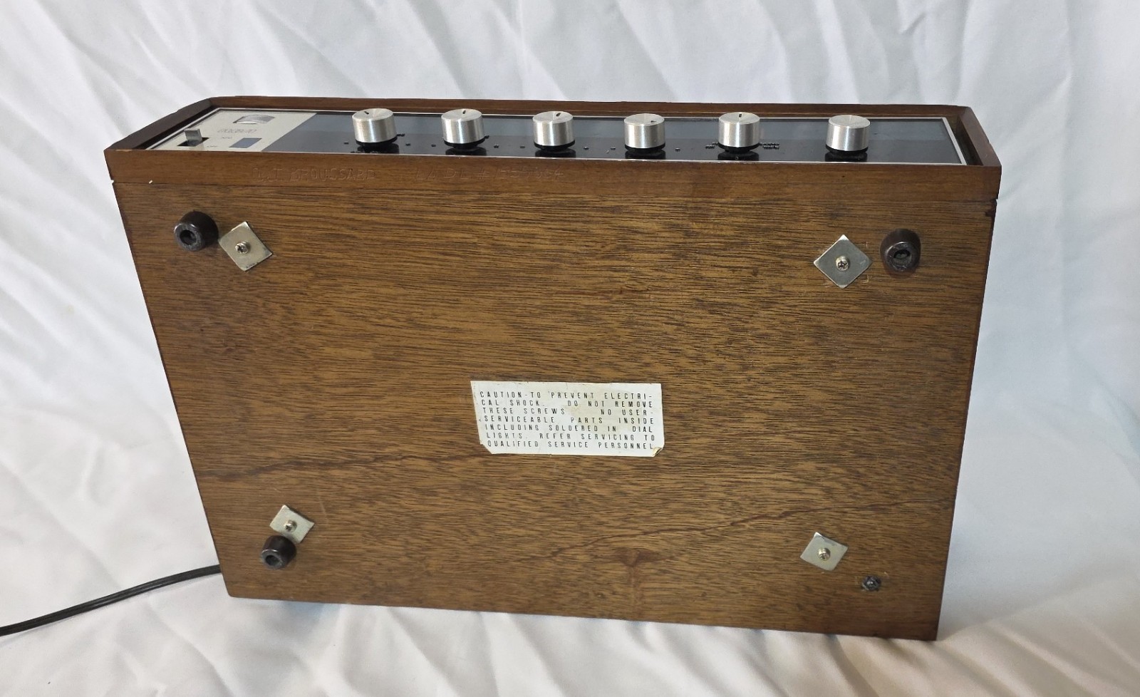 Vintage RCA RZC800W Solid State AM FM Receiver Wood Case Stereo Japan