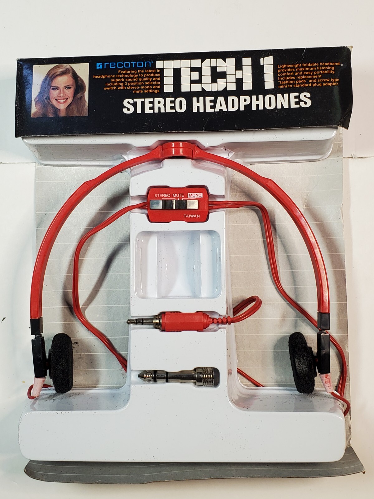 RECOTON TECH 1 Stereo Headphones ST-101 In Original Box – Super RARE