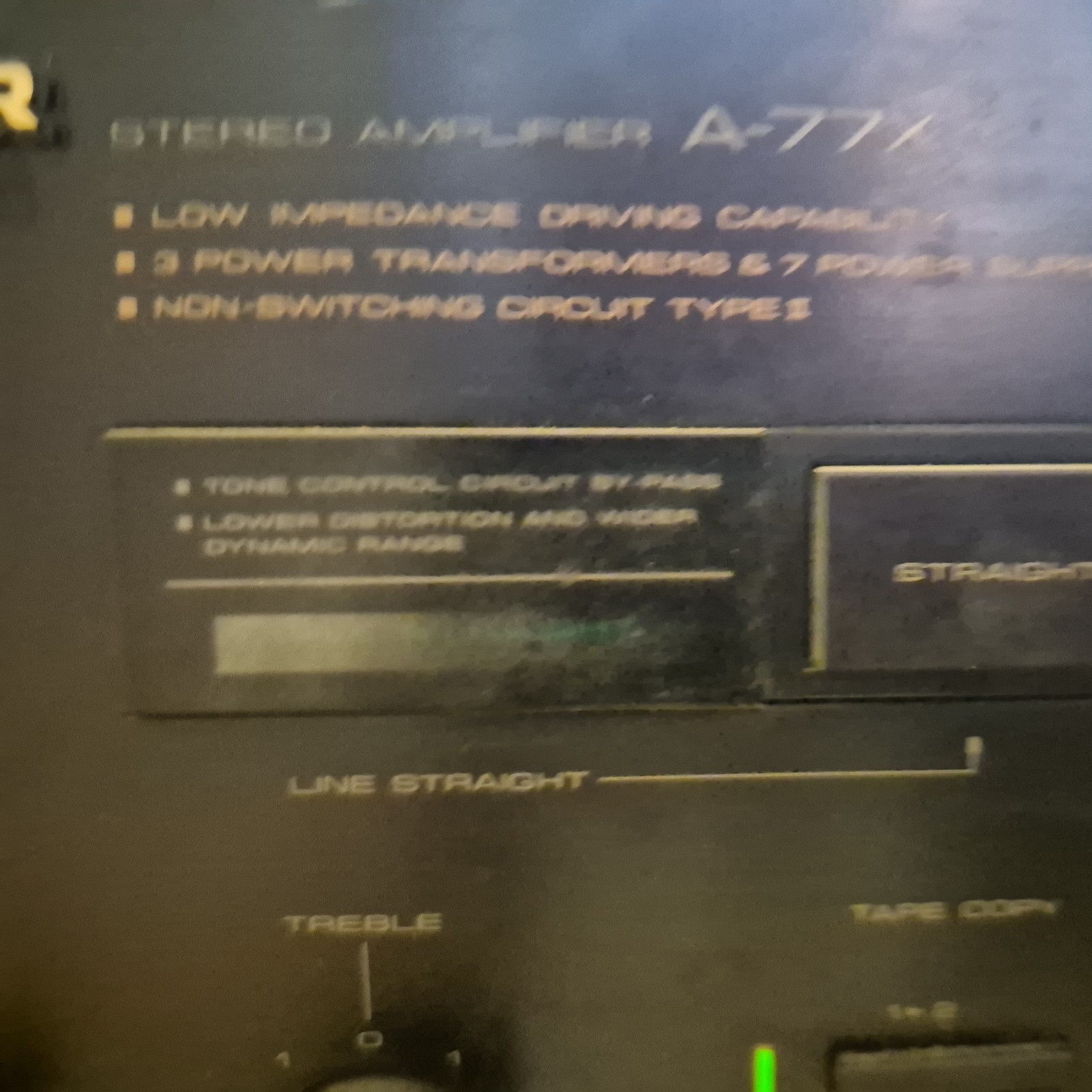 Pioneer A-77X Stereo Amp