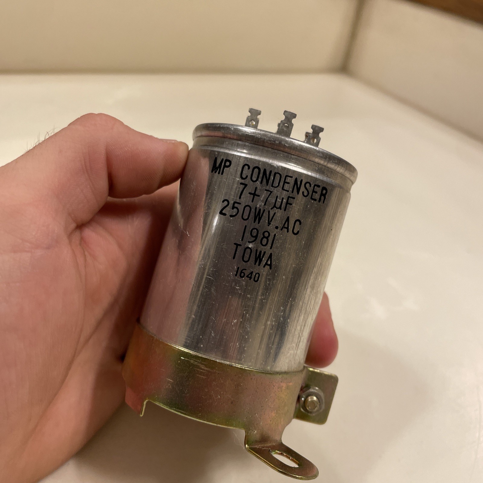 Teac A-3440 MP Condenser 250WV AC 7+7uF Replacement
