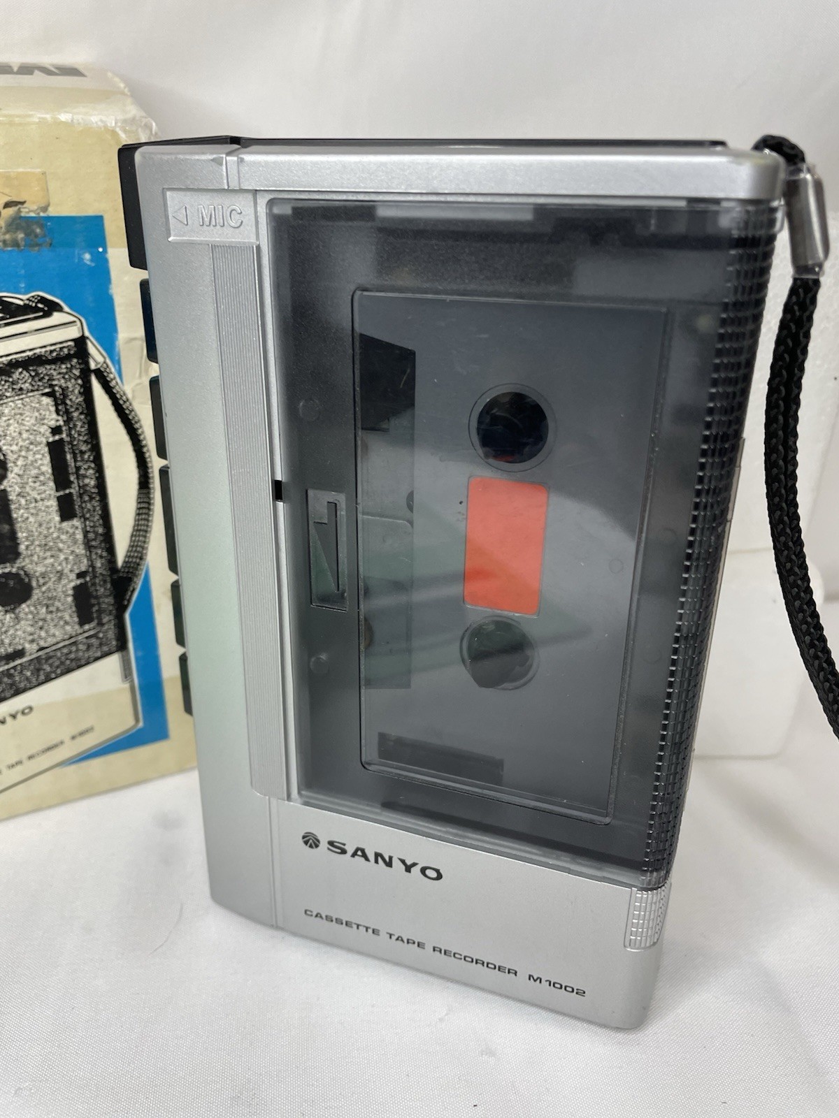 Sanyo Cassette Tape Voice Recorder M1002 New Old Stock, Tested And Working
