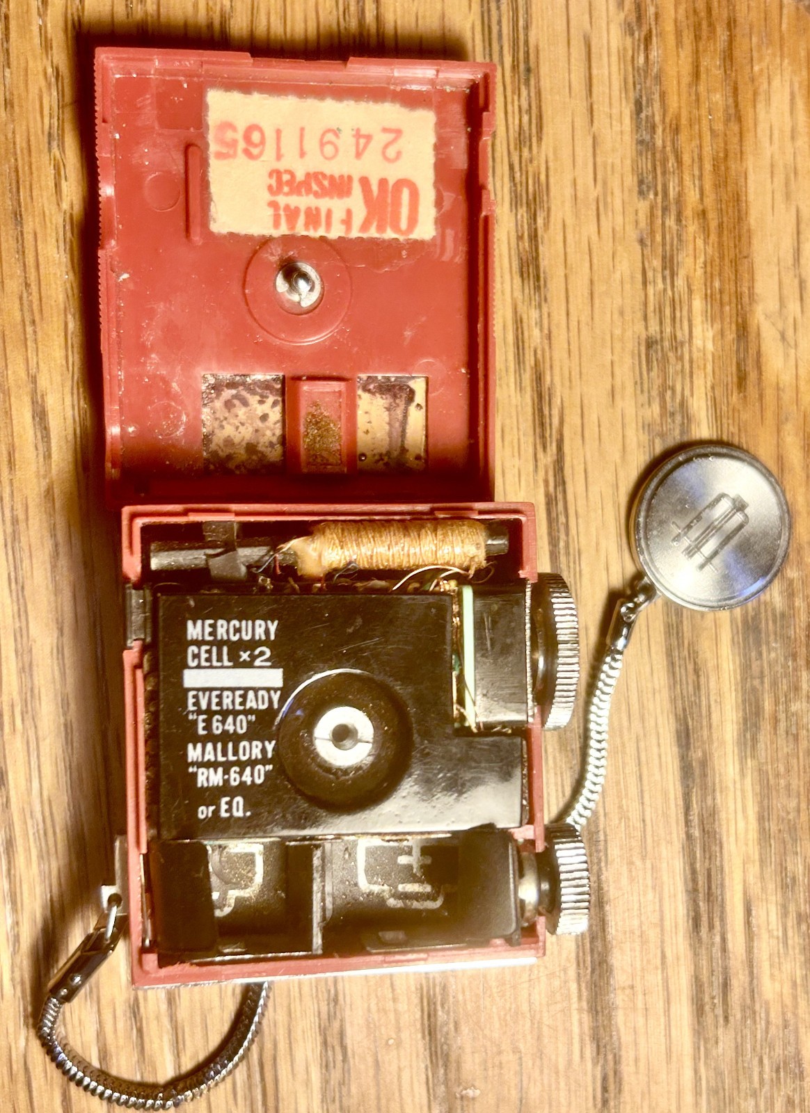 STANDARD Micronic Ruby Red Transistor EIGHT SR-H437 1960s Radio Vintage JAPAN