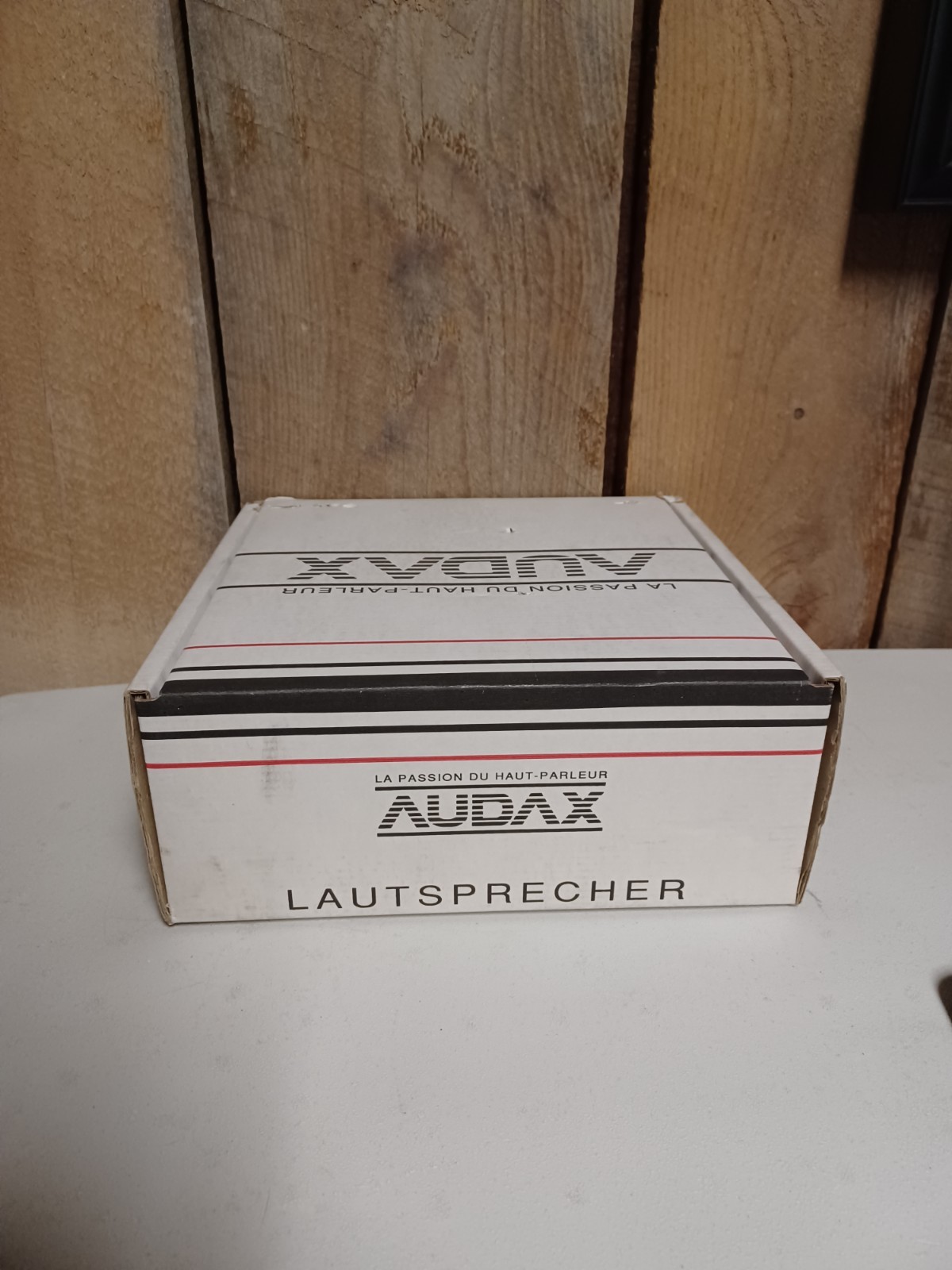 Vintage NOS New Box AUDAX 10” Loudspeaker HT240 8 Ohm Paper Cone Woofer