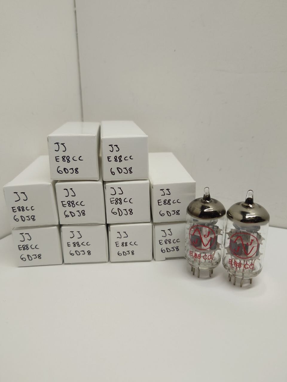 Pair 2pc NOS JJ E88CC 6DJ8 Slovakia Tested Strong Life Test Great Vacuum TUBE