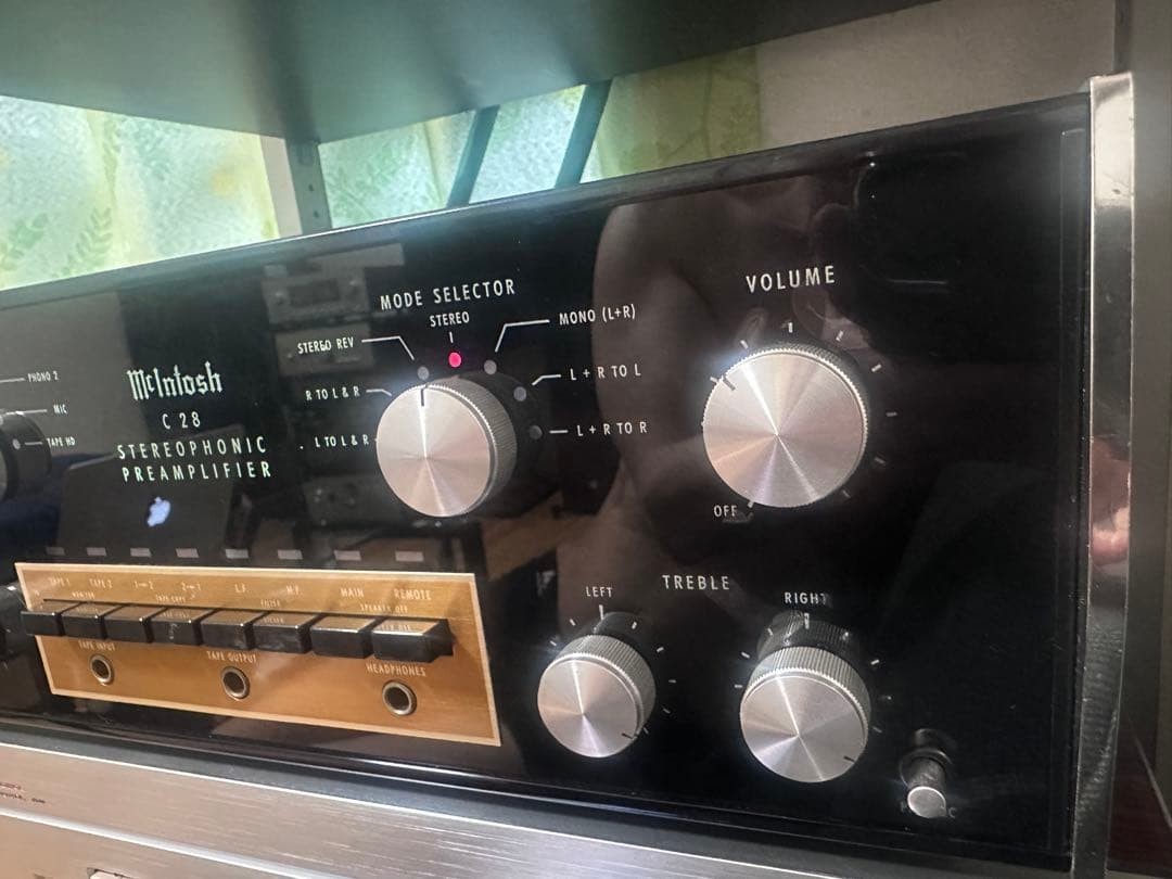 McIntosh C28 Stereo Preamplifier Tested Excellent Working Condition from japan