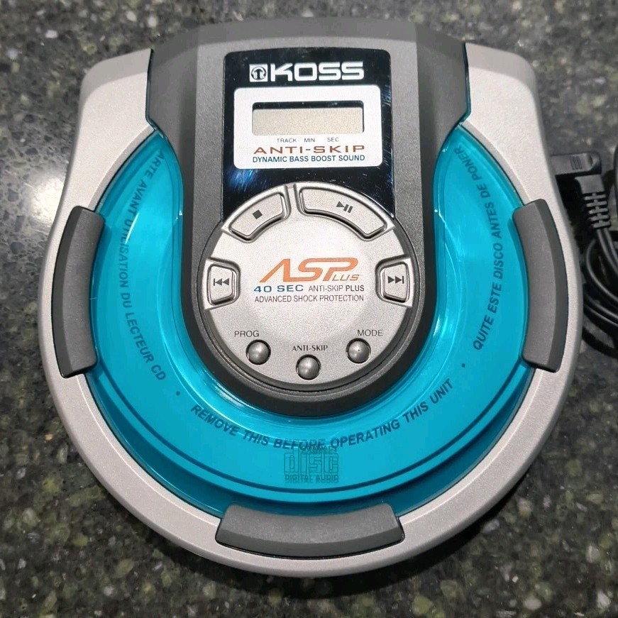 KOSS Car AM/FM Stereo Cassette Player +Integrated Portable CD Player K-05269PCD