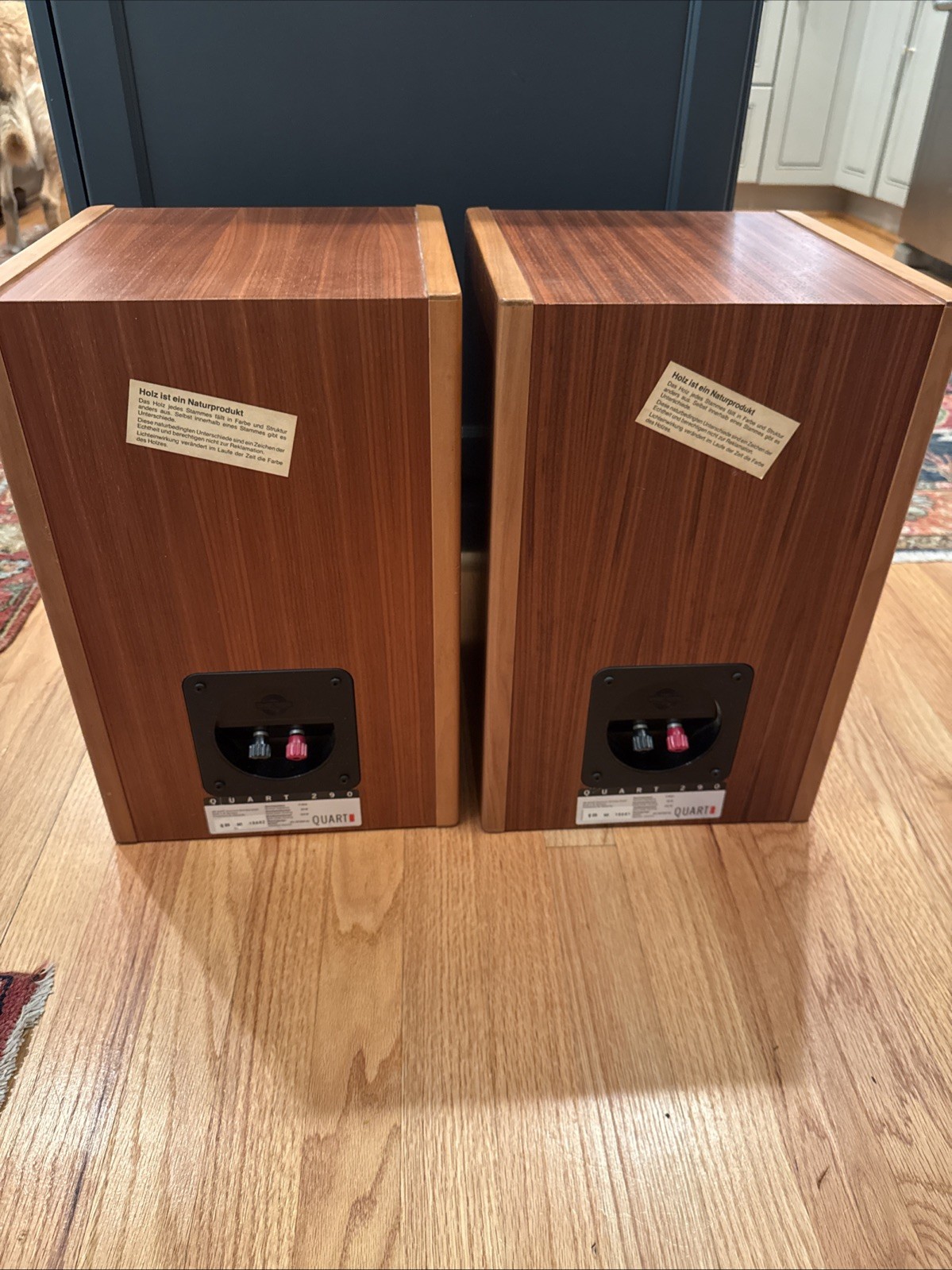 MB Quart 290 Stereo Speakers Vintage German Made Speakers Wood