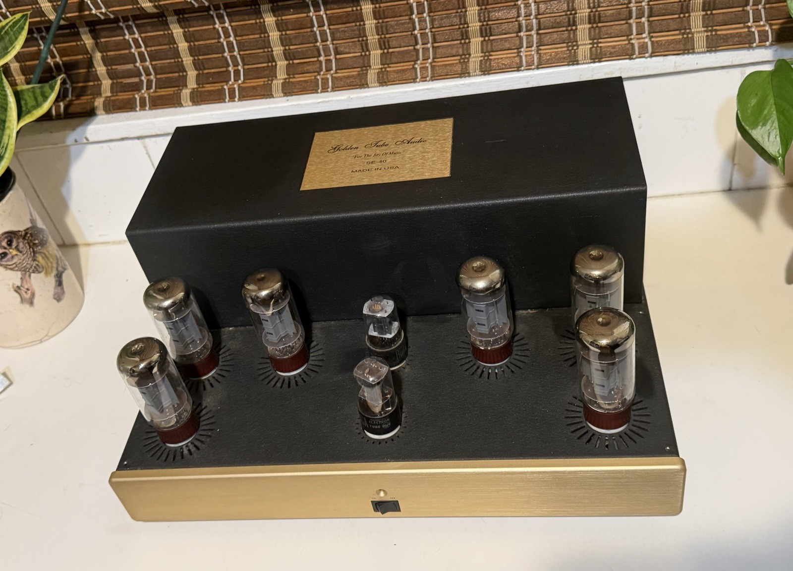 Golden Tube Audio SE-40 Power Amplifier W/ Sonic Craft Upgrade!