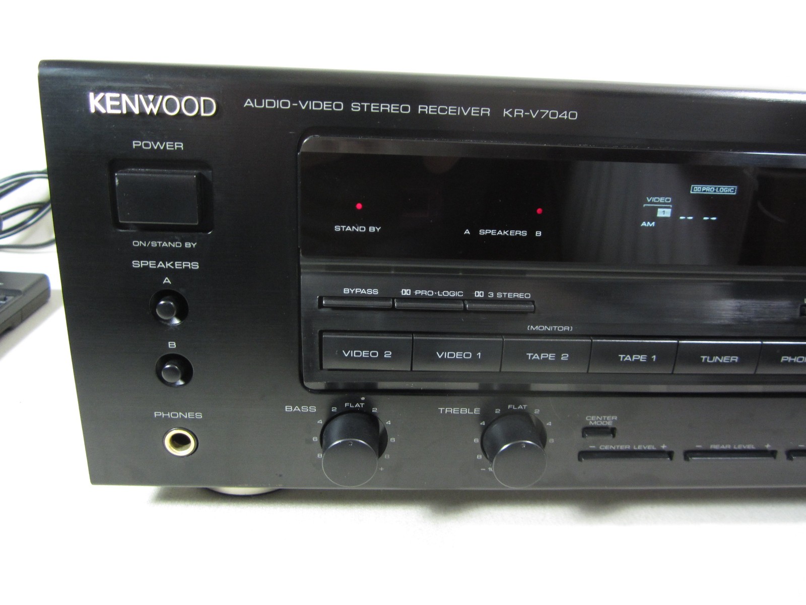 Vintage Kenwood KR-V7040 Stereo Receiver with Remote RC-7040 Tested
