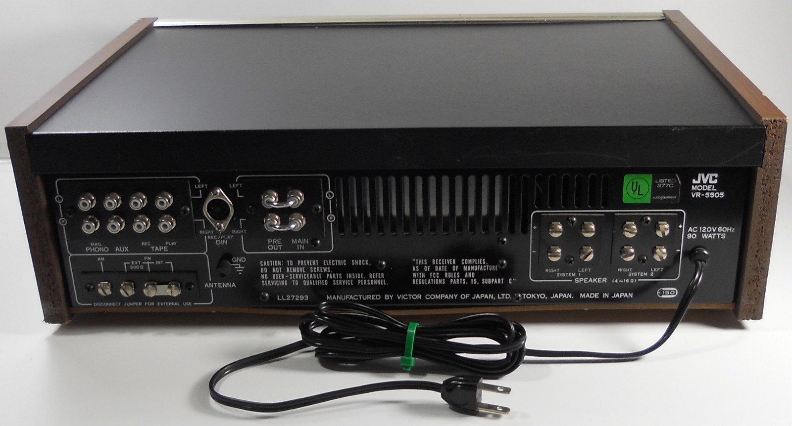 Vintage JVC VR-5505 AM/FM Stereo Receiver That Sounds Amazing!