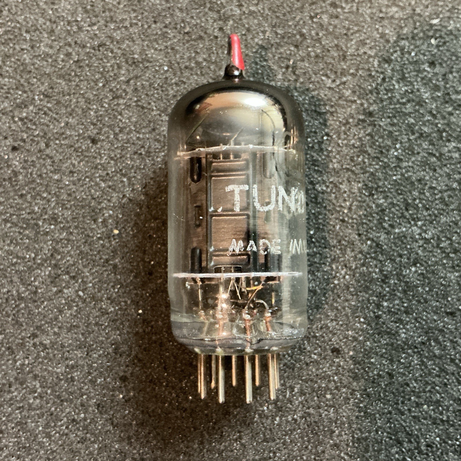 Rare Tung Sol 12AX7 ECC83 Tube Black Plate Triplett Tested 12AX7A B339 7025 L@@K
