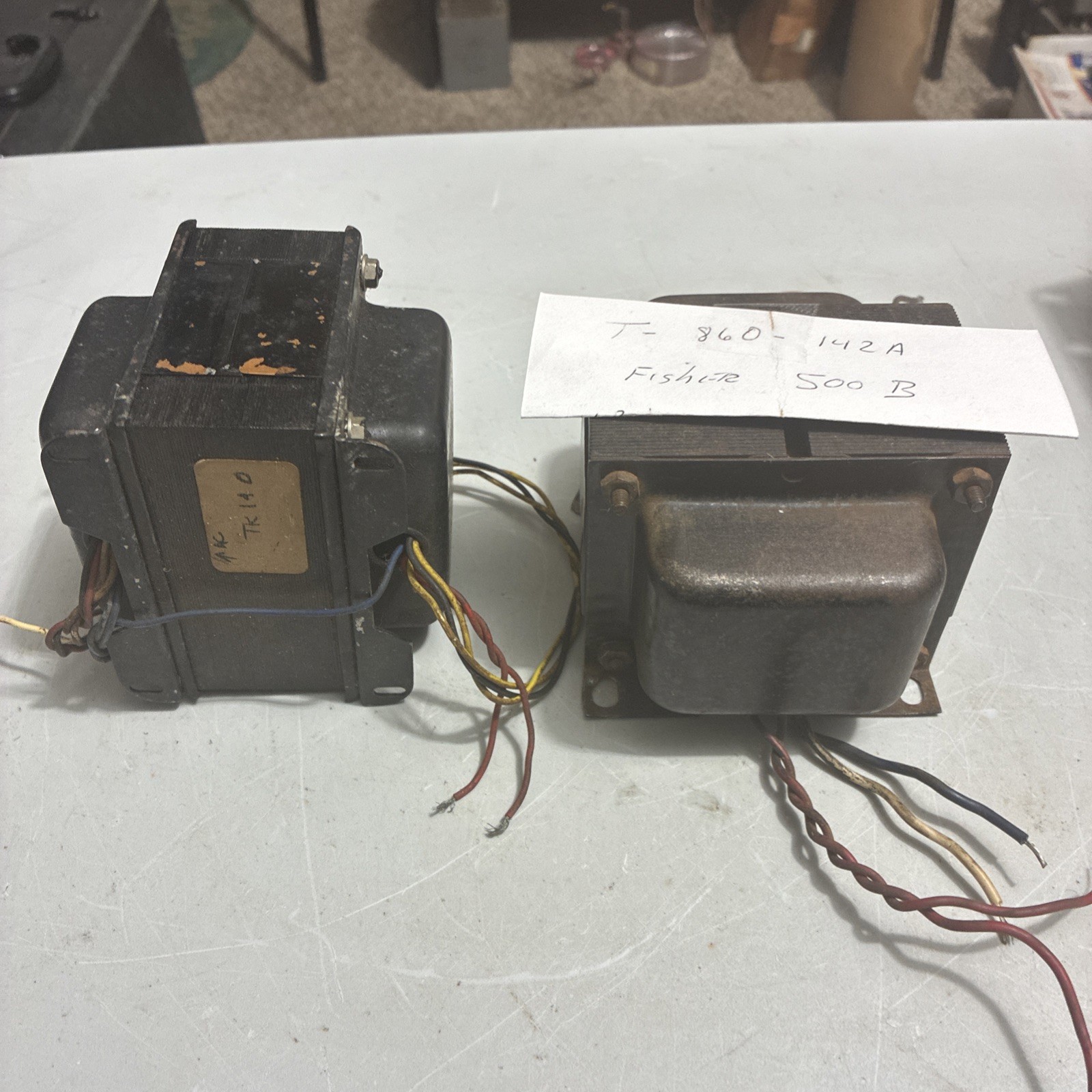 2- Power Transformers Fisher 500-B, Pioneer TK-140