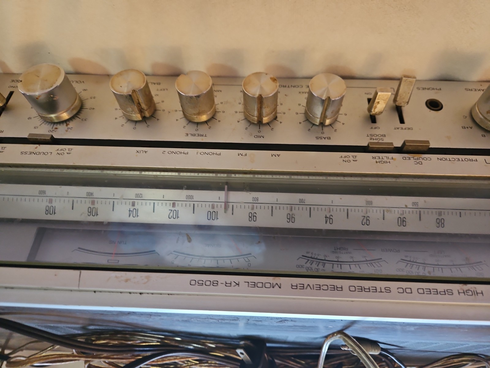 Kenwood KR-8050 High Speed Stereo Receiver (Untested)