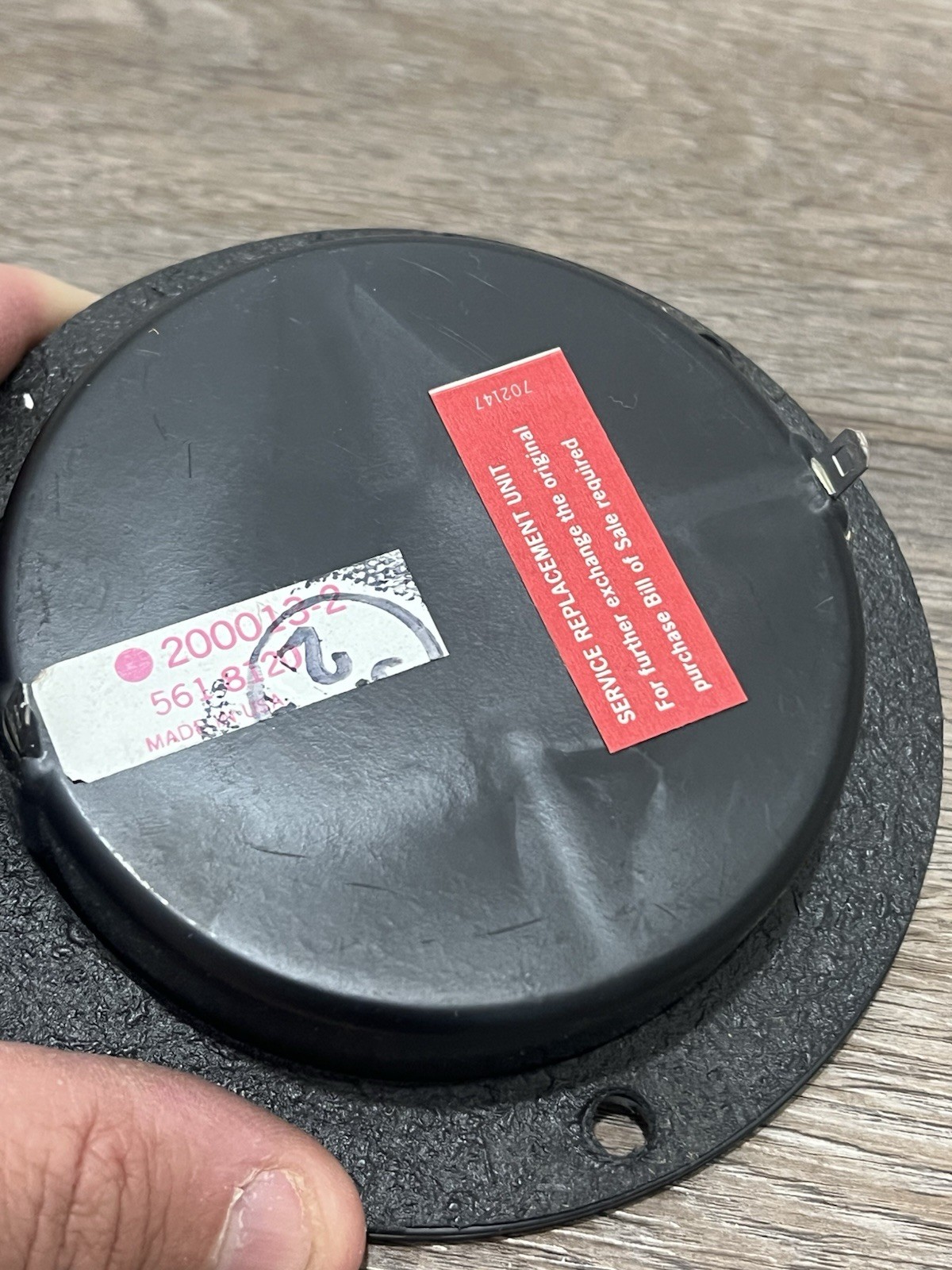Acoustic Research AR3a Tweeter Single Speaker ONLY Original AR3 Repair No Ohms