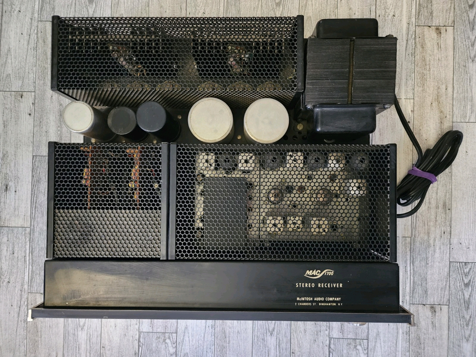 McIntosh MAC 1700 Stereo Solid State Receiver Pre-Amplifier Amplifier Tube Tuner