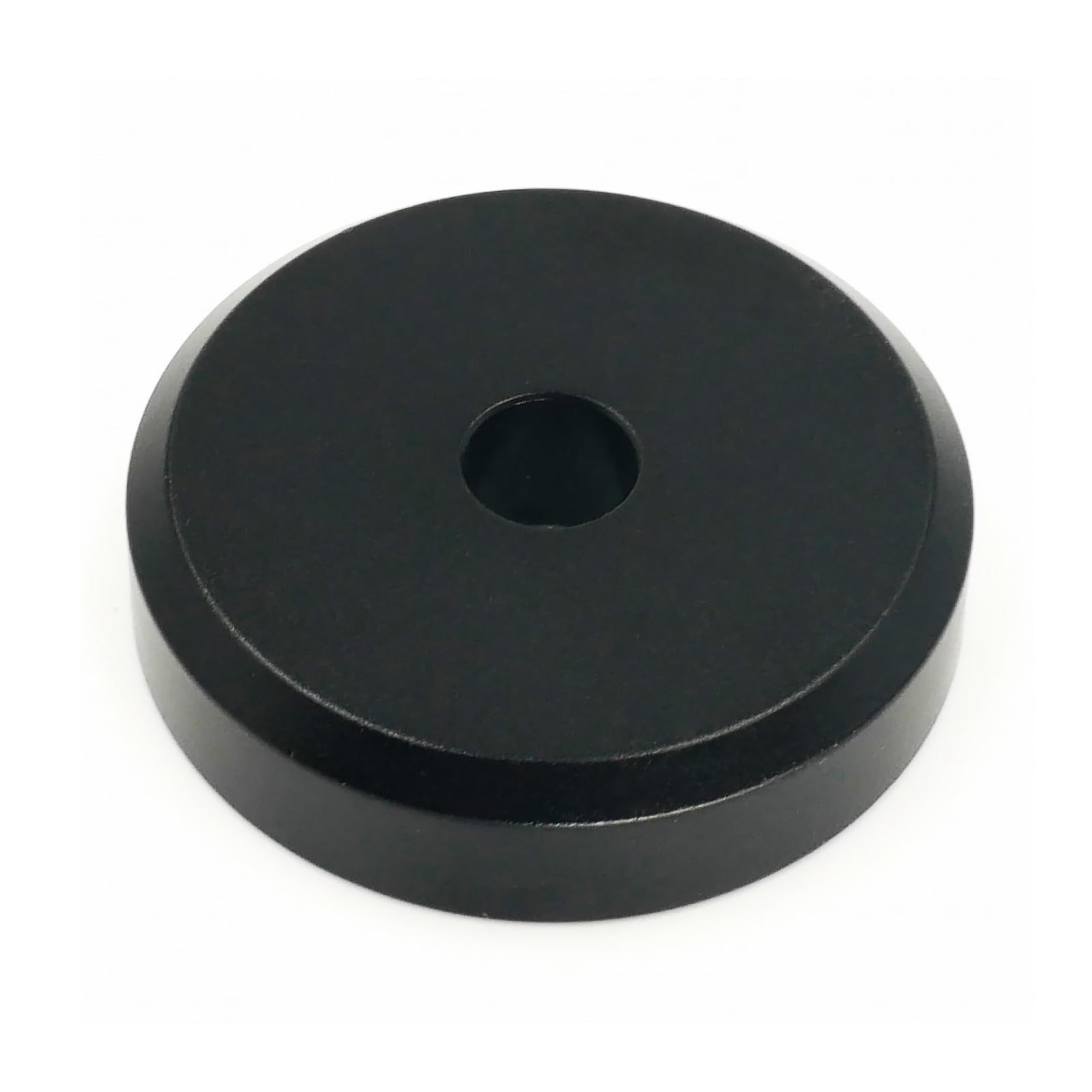 45 Record Adapter Aluminum 45 RPM Adapter for Record Player (Black)