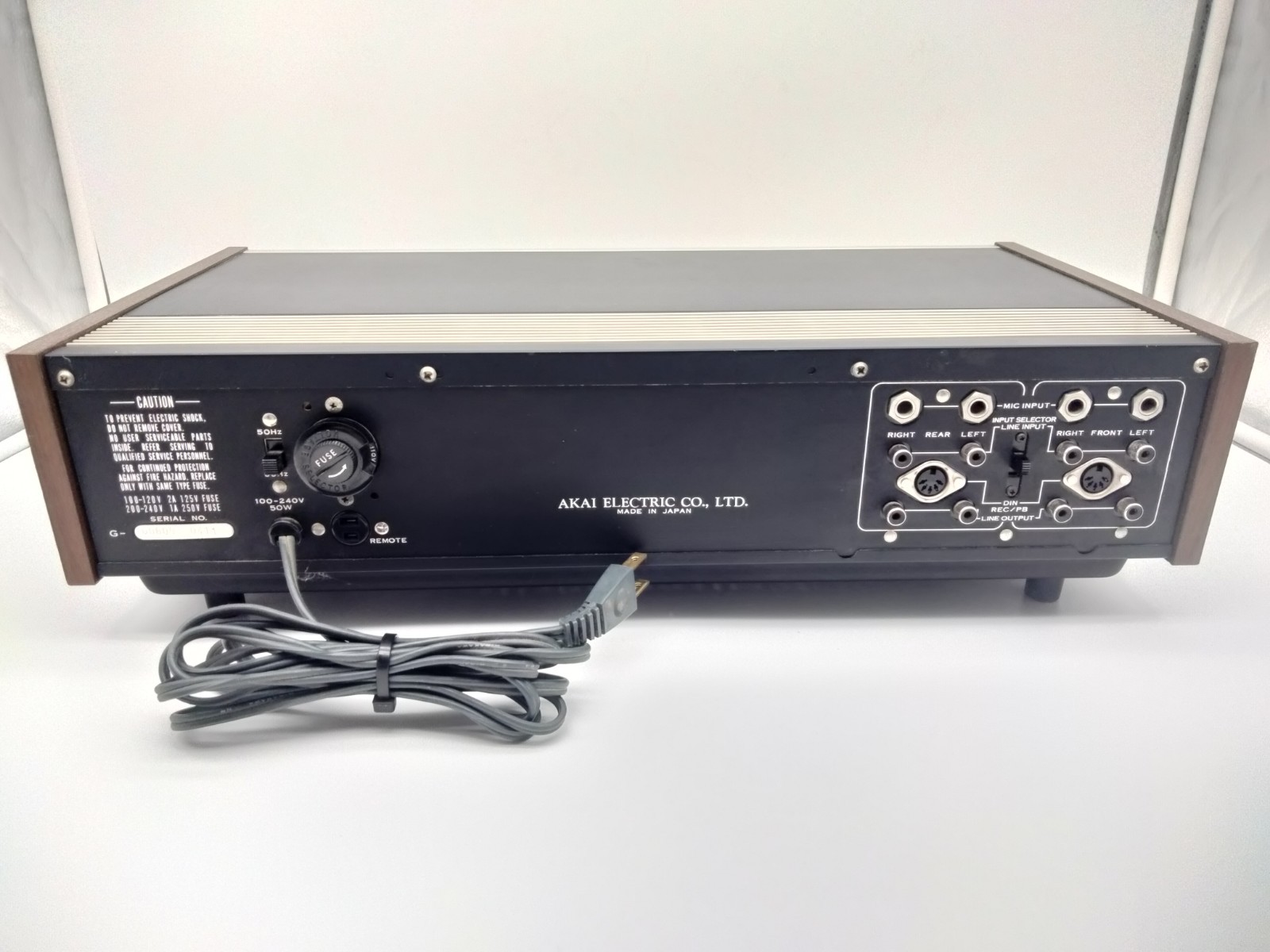 Akai CR-80D-SS Quadraphonic 8-Track Player and Recorder Dead L/R Channel
