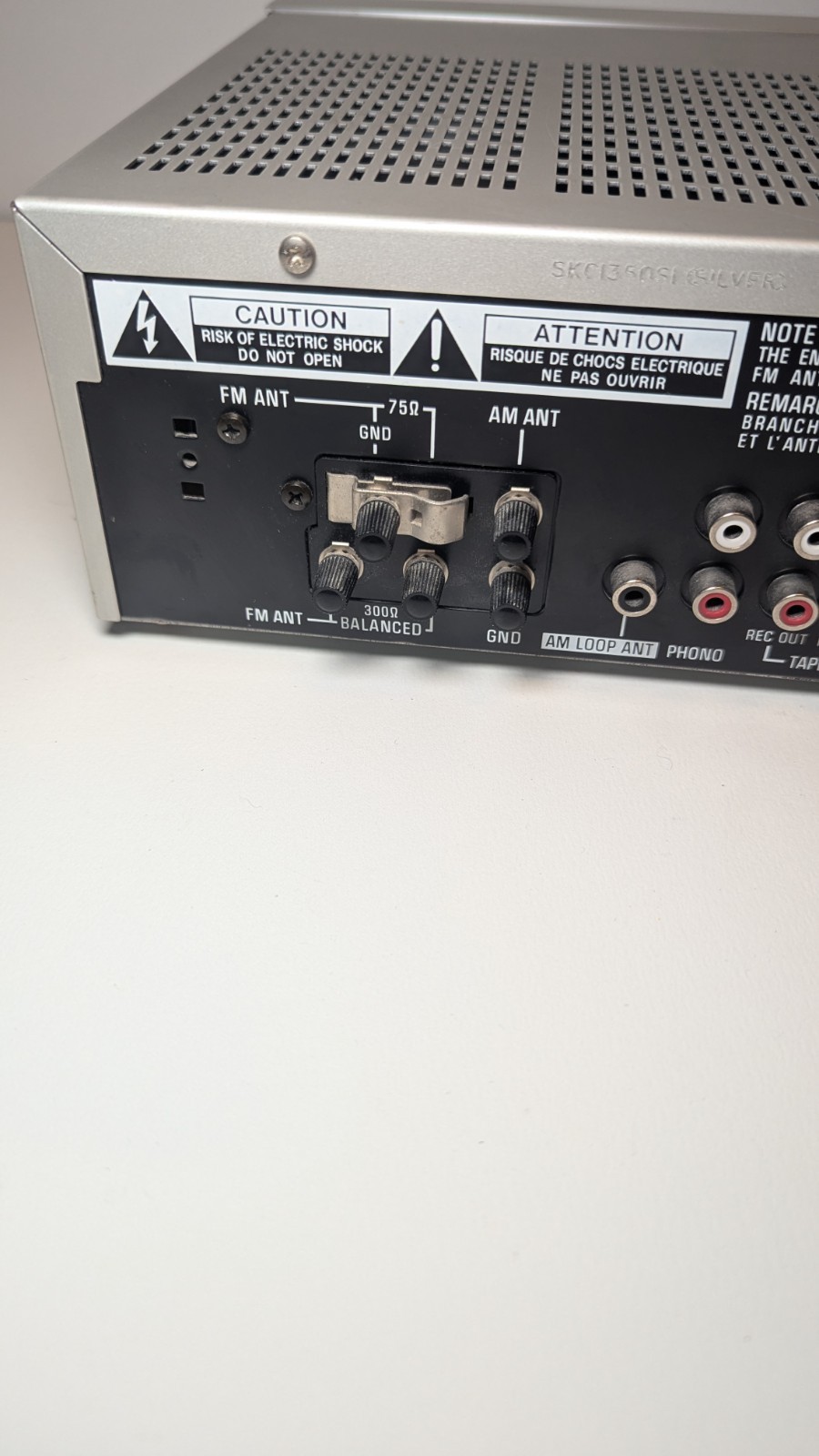 Vintage Technics SA-111 Stereo Receiver AM/FM Tuner Silver