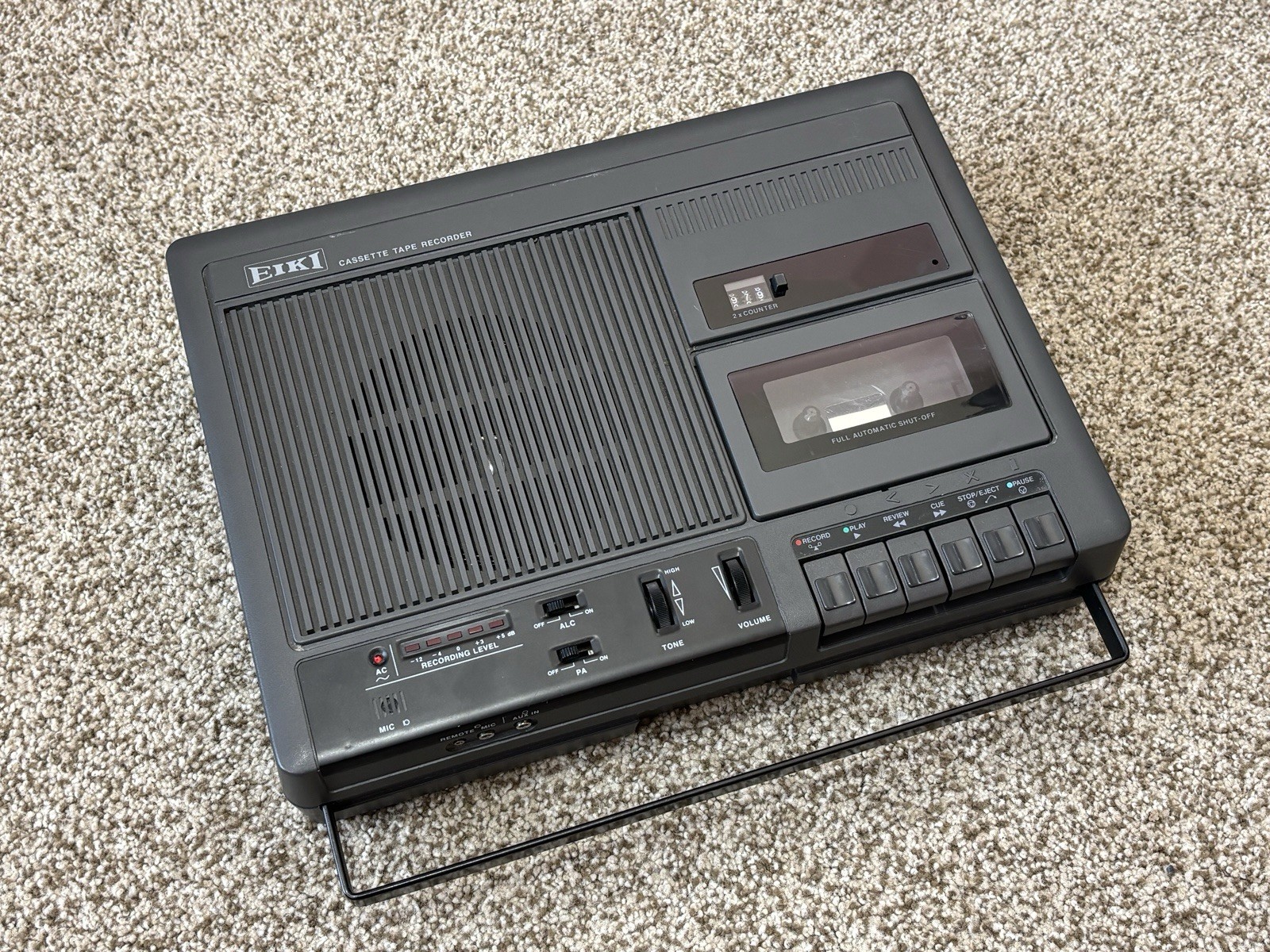 EIKI 5090A Cassette Tape Recorder Player Tested Working Vintage 1995 AC/DC