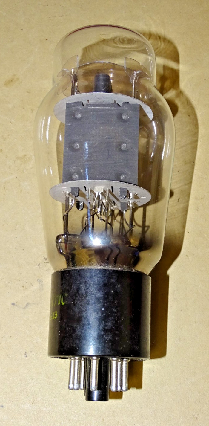Western Electric Type 421A Dual Power Triode Tube, Good