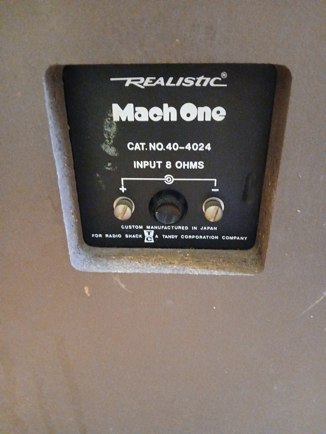 (2) Vintage Radio Shack Realistic 3-way Mach One 40-2024 Speakers