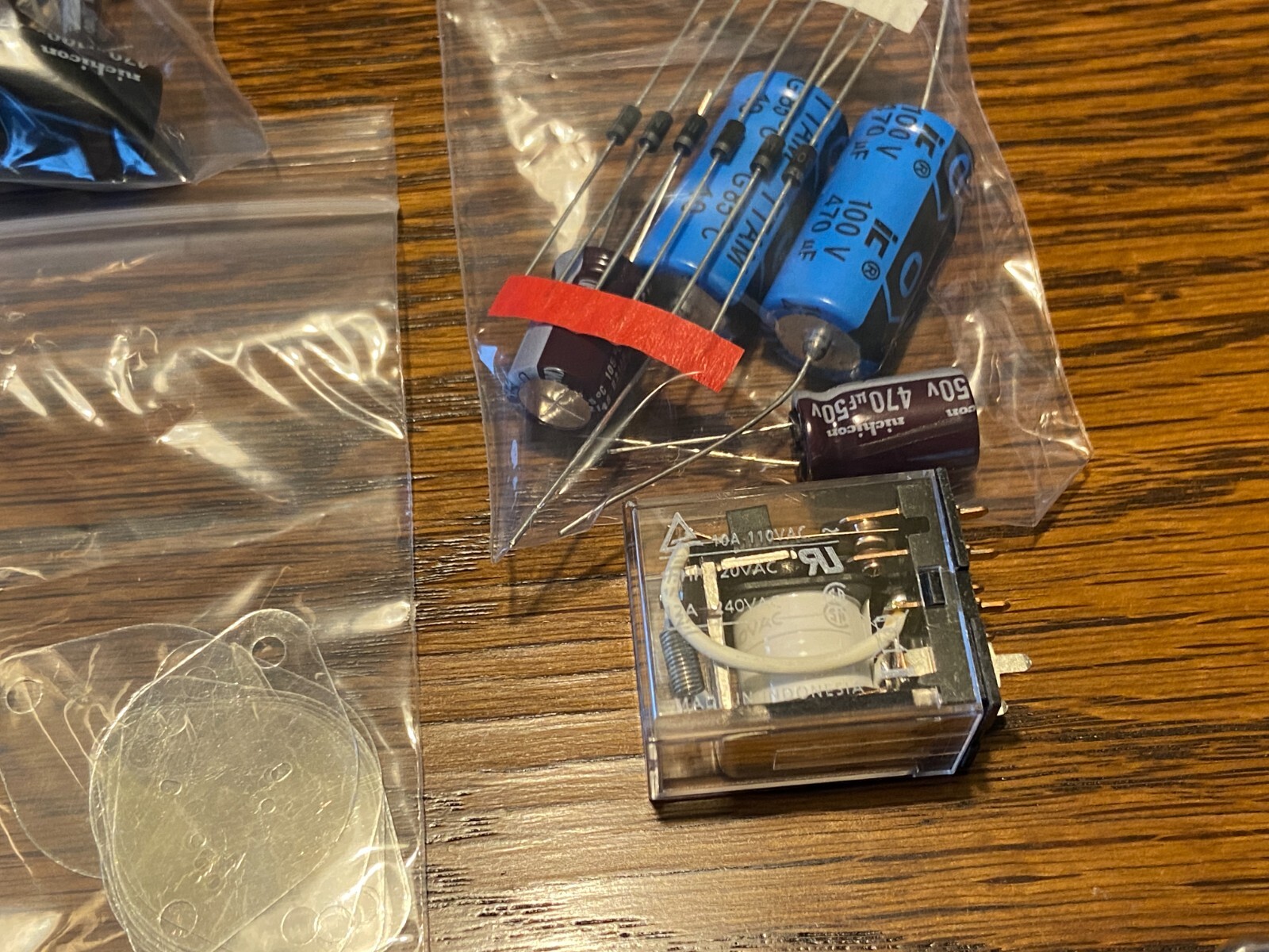 Pioneer SX-1250 COMPLETE Rebuild Kit Recap Set with Transistors Relays Main Caps