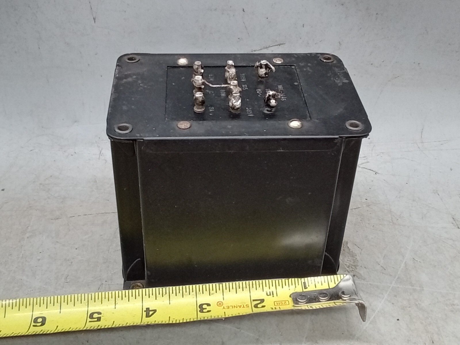NRL-1448 Power Tube Amp Transformer 385-0-385 V 60 ma / 6.3 v at 3 amps