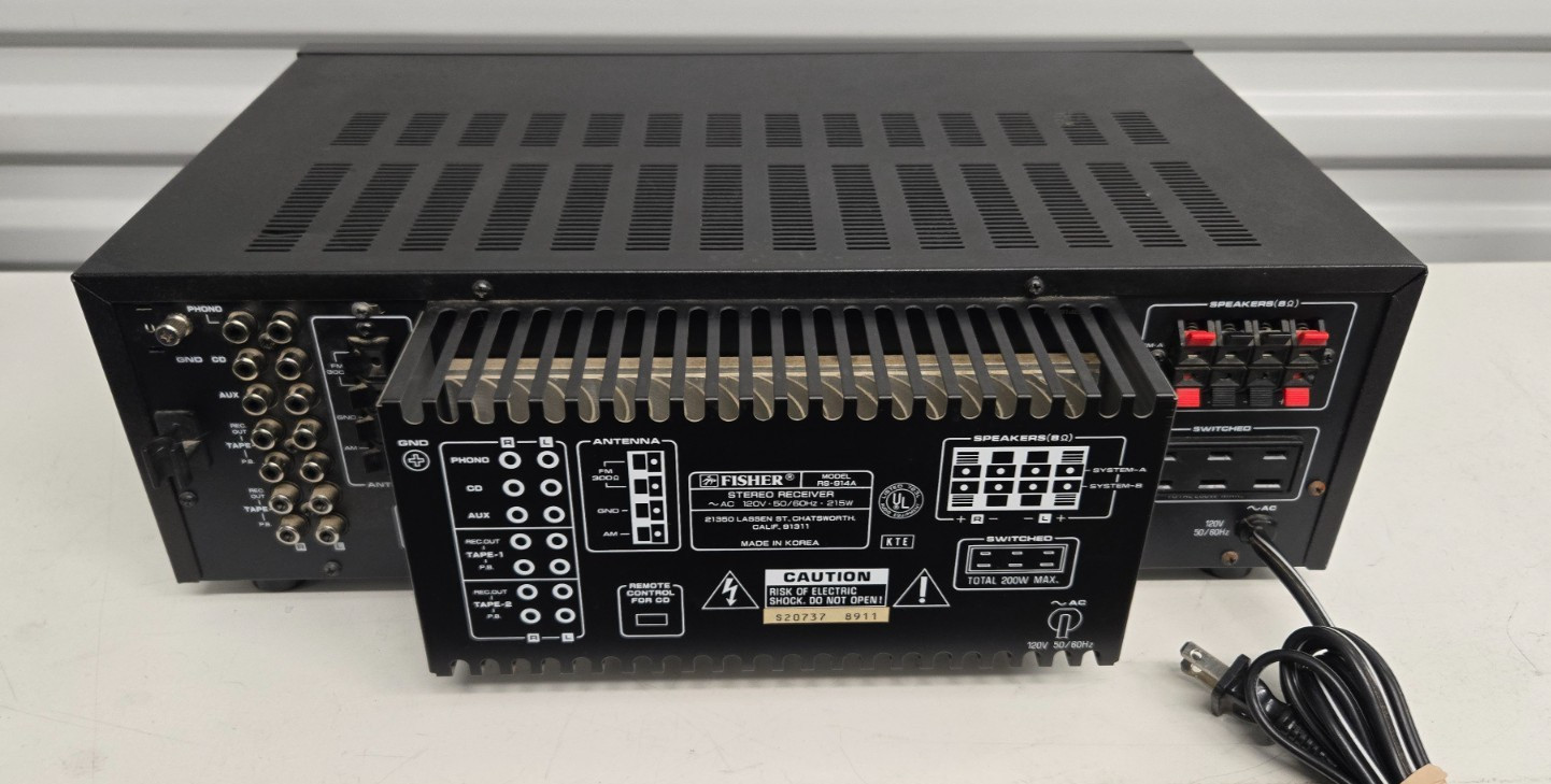 VINTAGE FISHER RS-914A AM/FM STEREO RECEIVER AUTOSCAN AMPLIFIER *TESTED – WORKS*