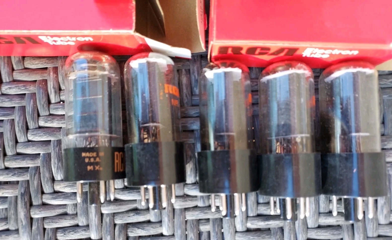 RCA 6W6GT Amplifier Electron Tubes – lot of 5