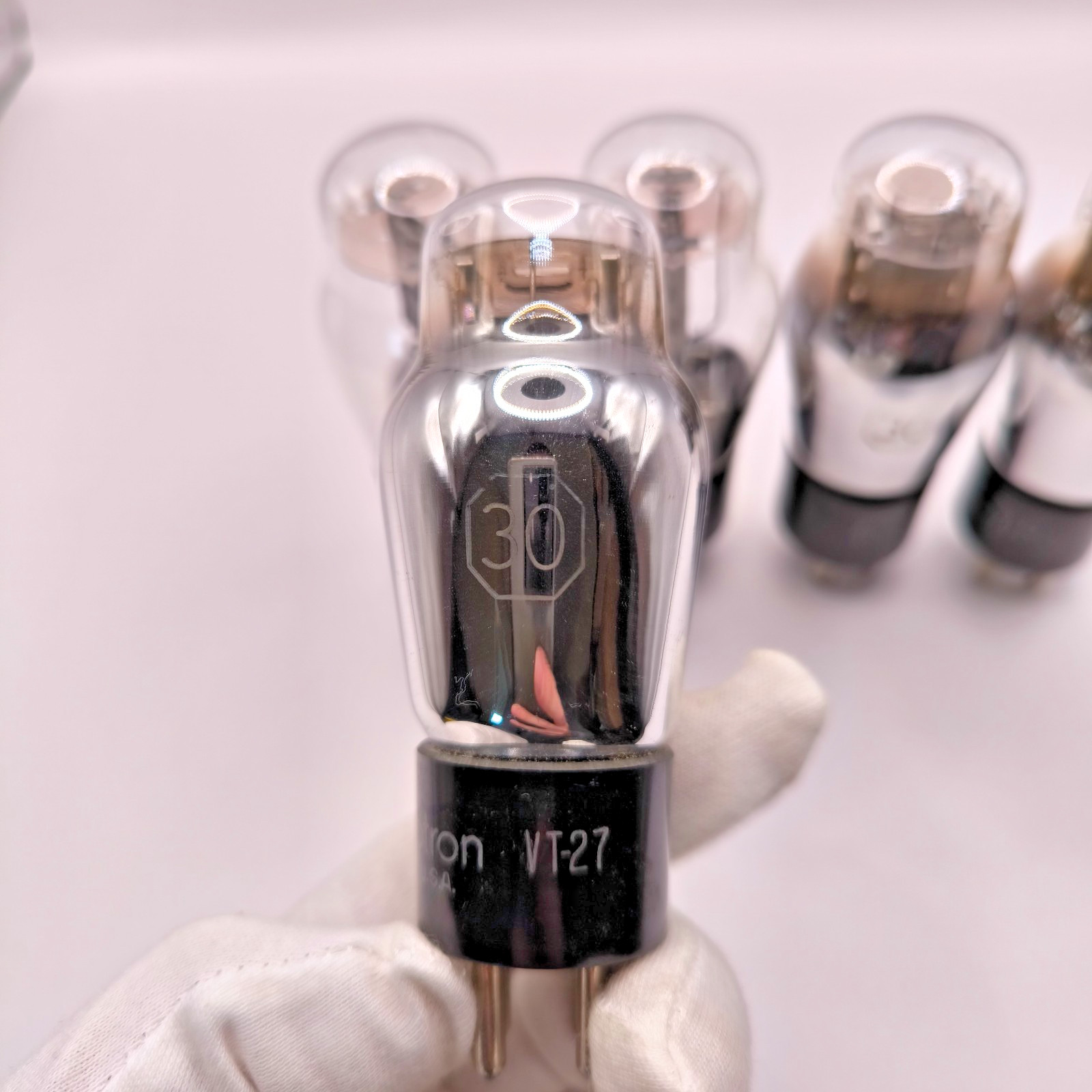 RCA Radiotron Type 30 VT27 VT-27 tube, NOS STRONG, DHT battery triode rare