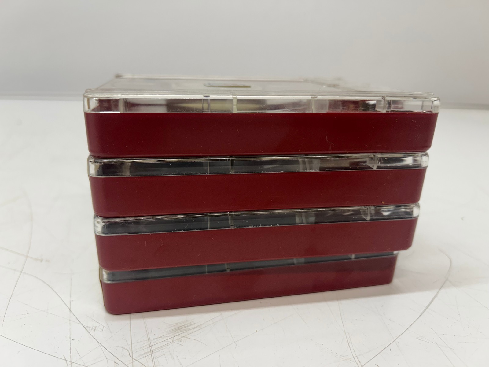 Set 4 Vtg Fidelipac Automatic Audio Tape Cartridges Master Cart Type AA 44′
