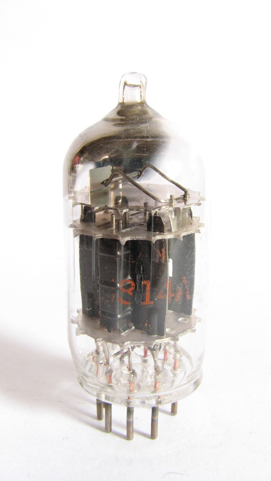 1950s Raytheon 5814A (ECC82 12AU7 6189) Tube – Black Plates, 3 Mica, Top [ ]