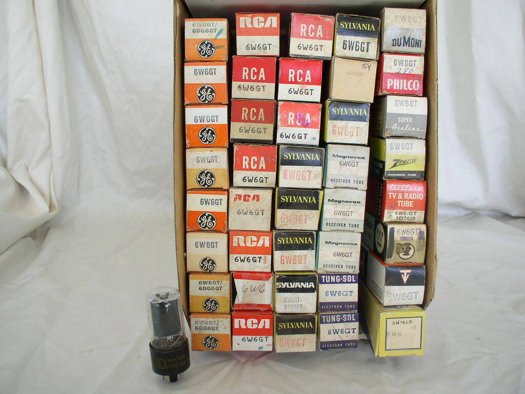 One Tested 6W6GT Vacuum Tube One Single Tube