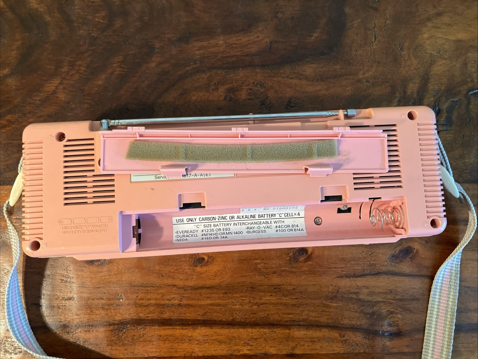 1980s Color Tunes Sound Design Pink 4617 Radio Cassette Boombox