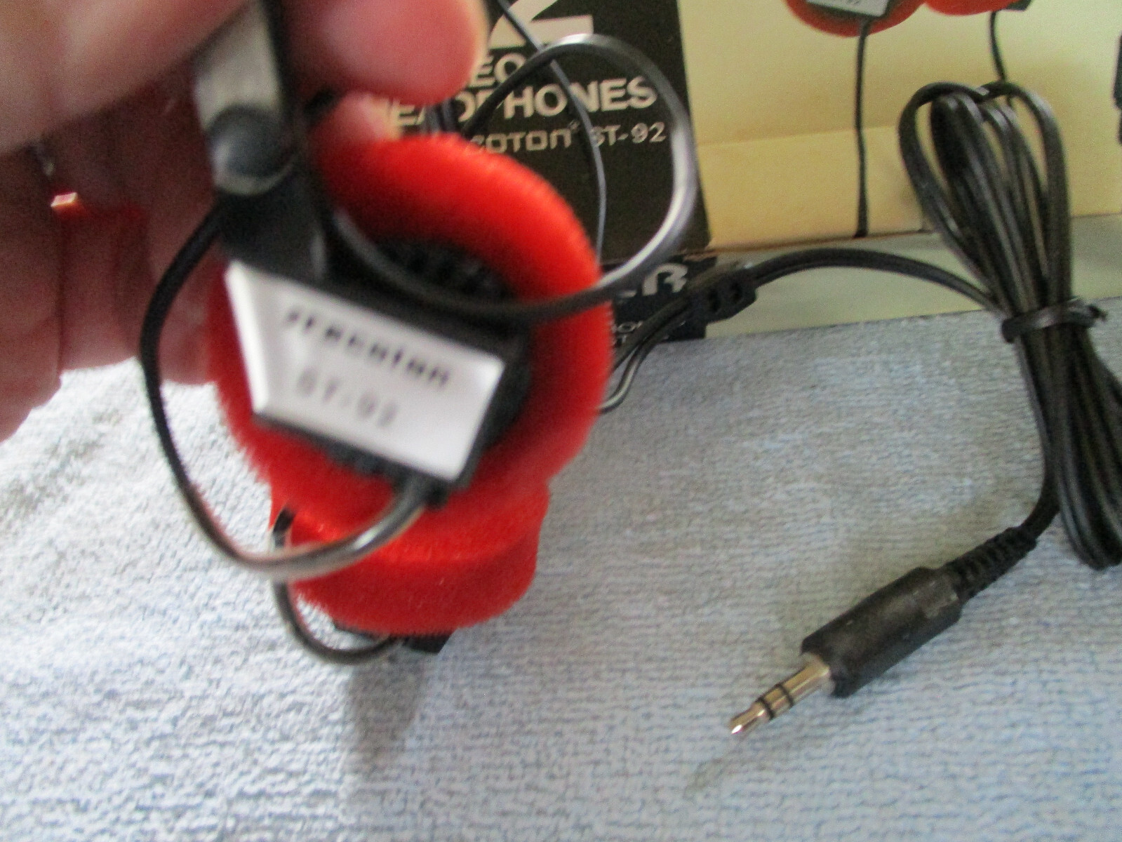 Recoton Power Drive 92 Stereo Headphones ST-92 High Performance Series Vintage