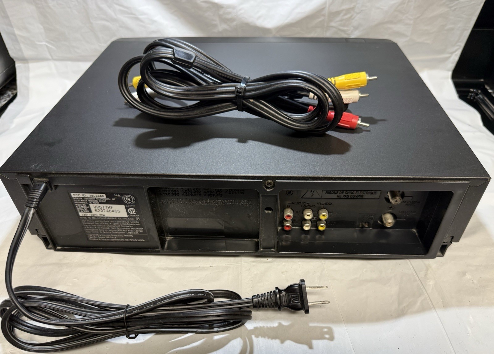 RCA VR677HF VCR Plus+ HiFi Stereo 4 Head Video System Home VHS player WORKS