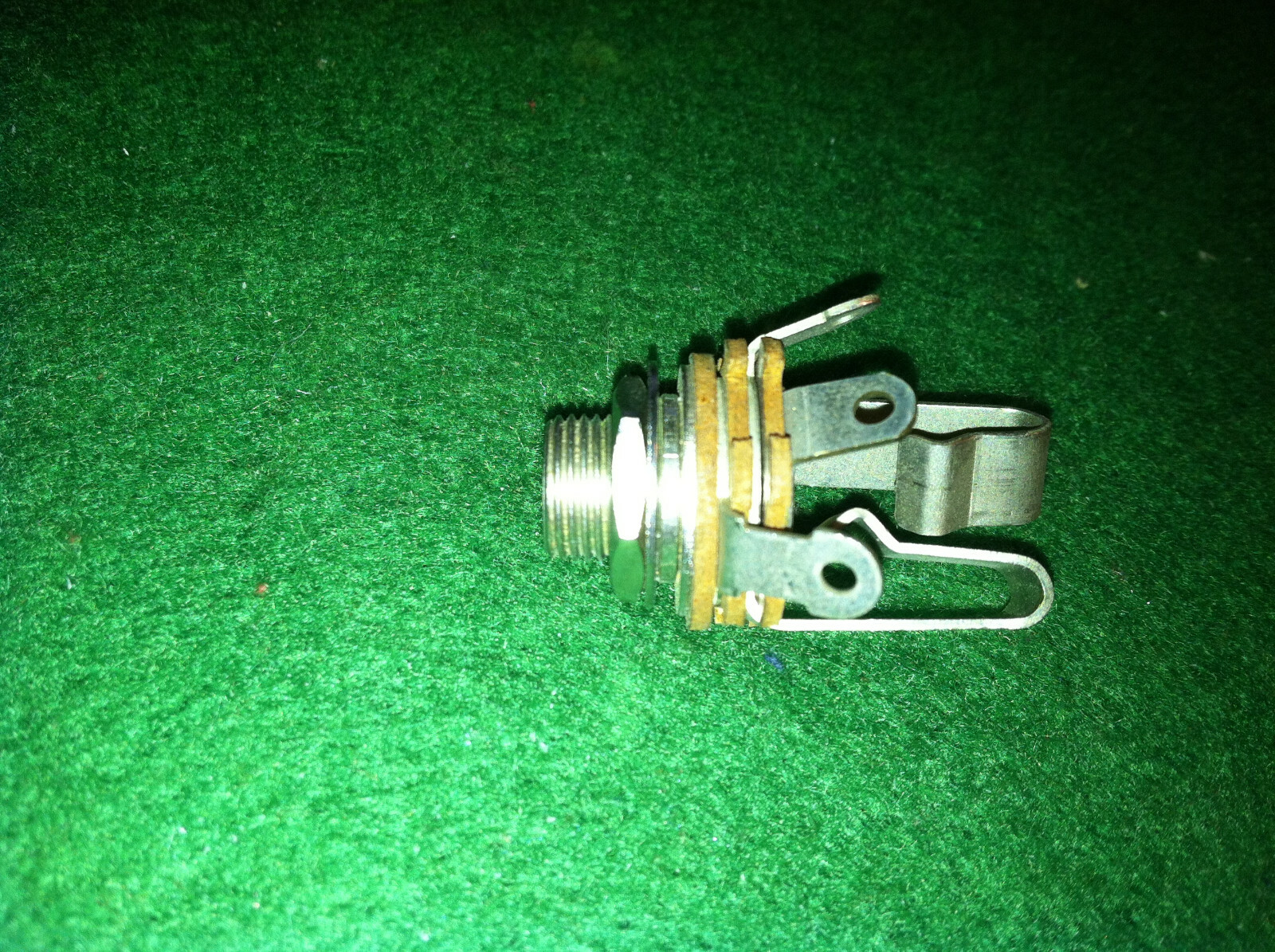 Switchcraft #12B 1/4 inch chassis mount phone jack 3 conductor New Old Stock