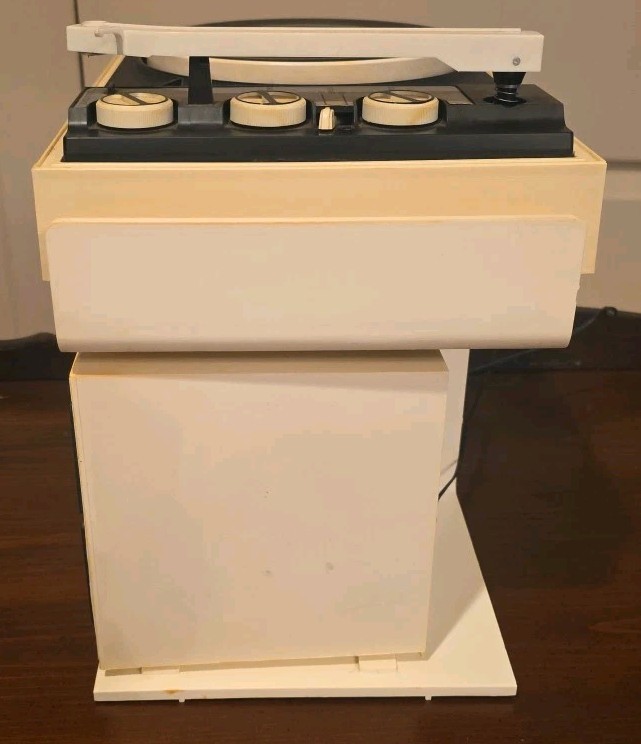 VINTAGE GE Concert Hall Stereo Turntable TESTED WORKING – Damaged Dust Cover