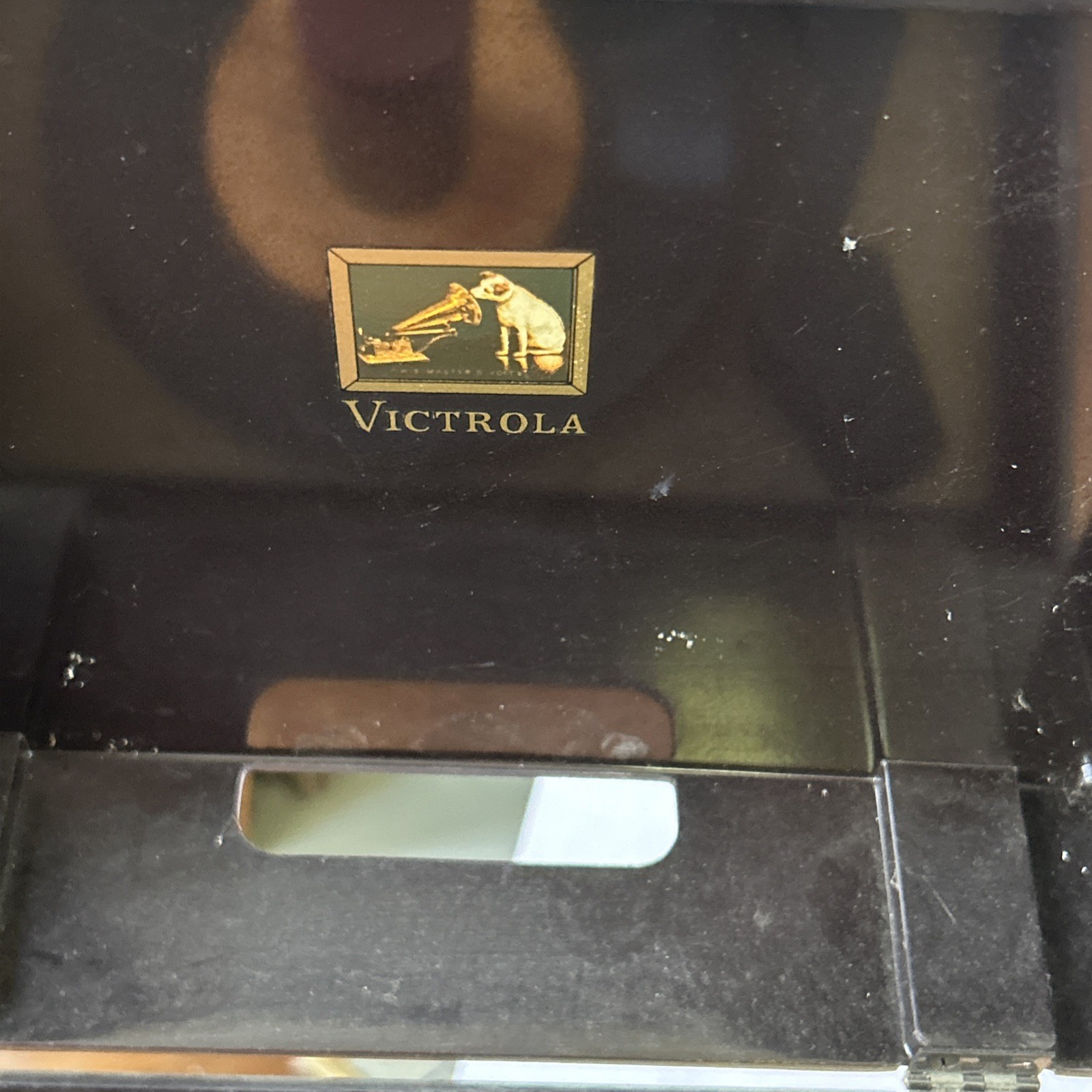 RCA Victor 45-HY-4 1950s Tube Bakelite Case 45 Record Player Turntable Works