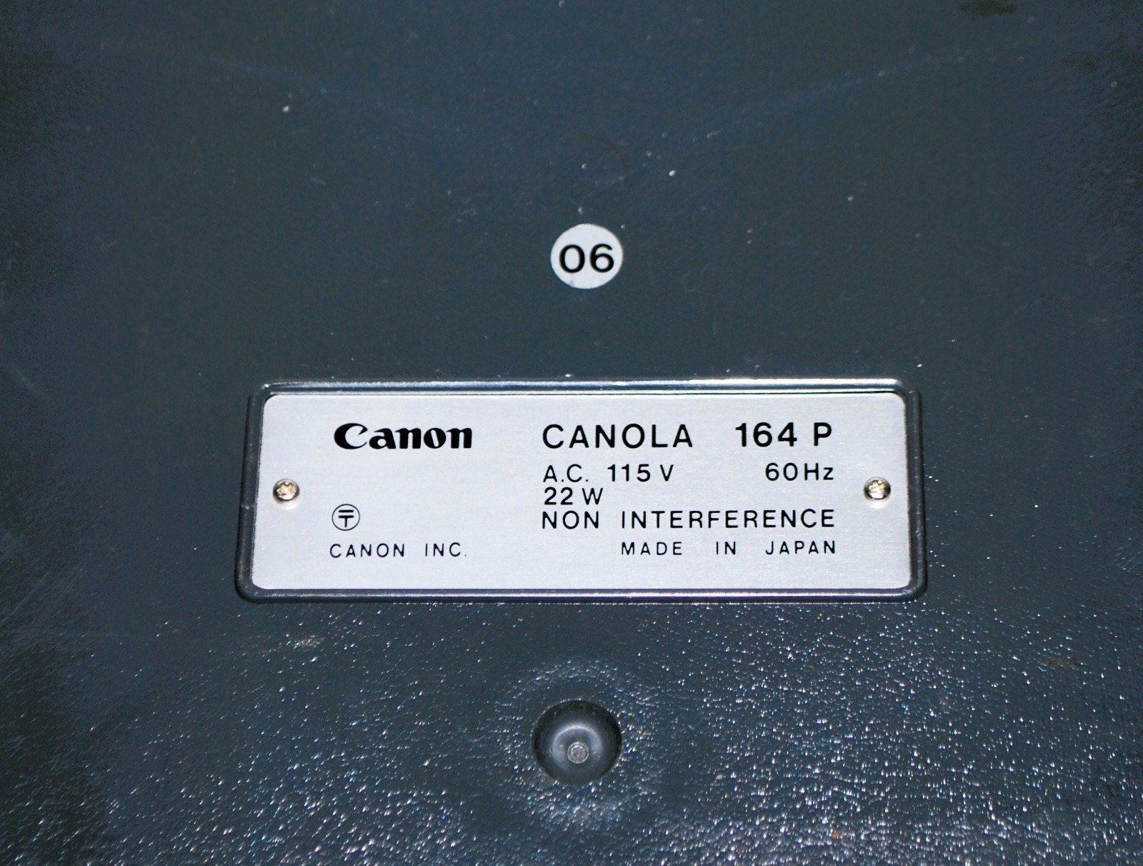 Vintage 70’s Canon Canola 164P Desktop Calculator Nixie Tubes old Computer Japan