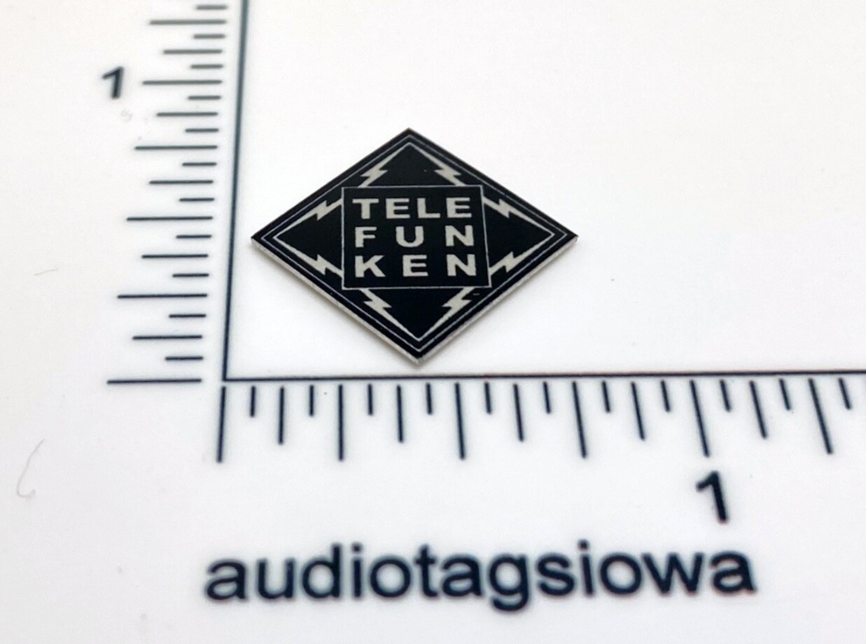 Equipment Badge Custom Made Aluminum Small Size 3/4″