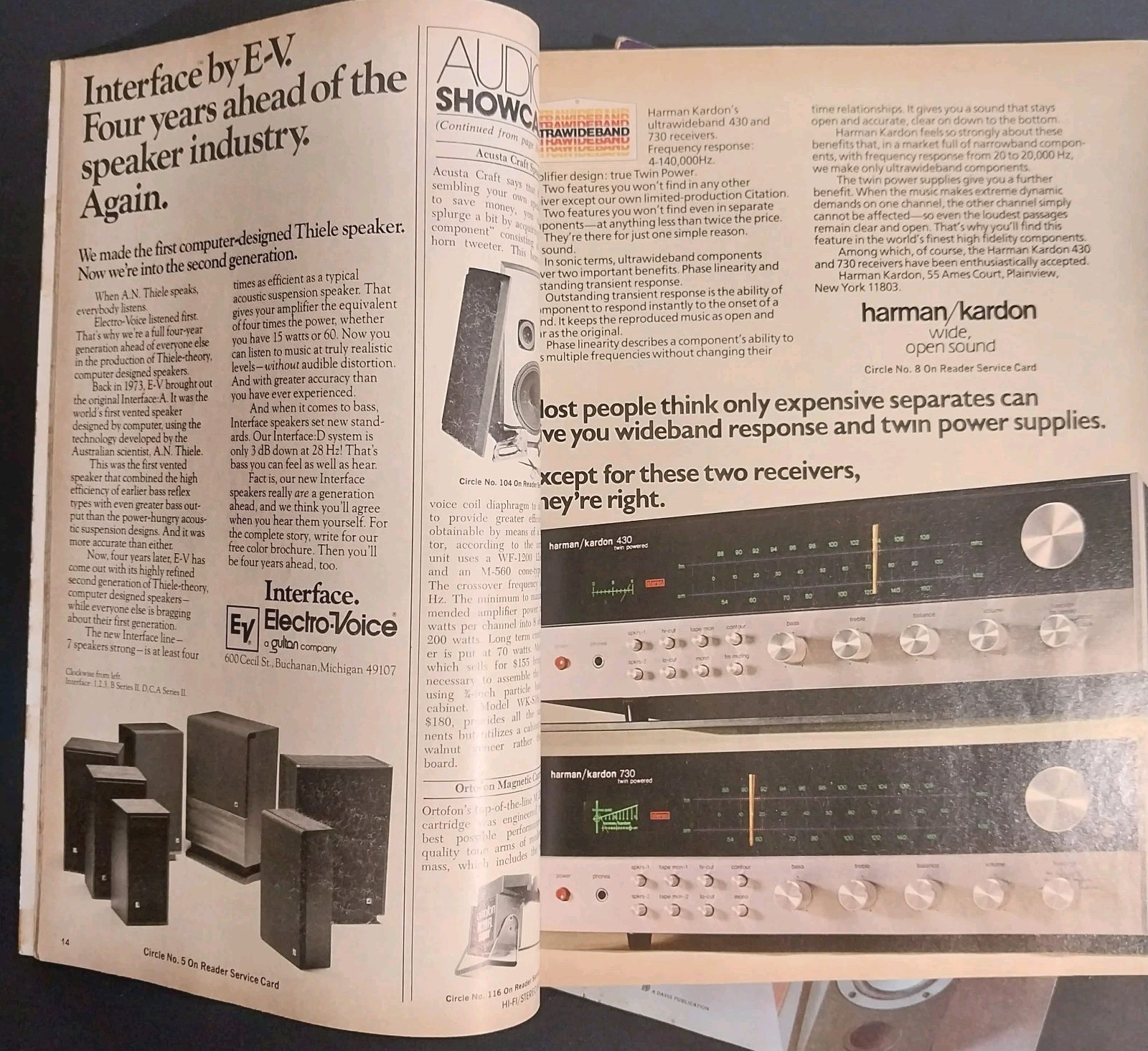 Lot of 2 Vintage Hi-Fi Stereo Buyers Guide Magazines 1978 Tape & 1979 Speaker