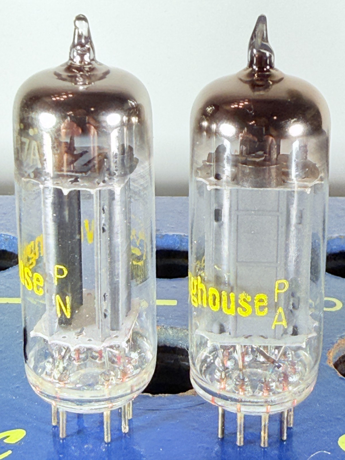 Pair Westinghouse 12BH7 12BH7A NOS NIB Canada Tested Like NOS Tube