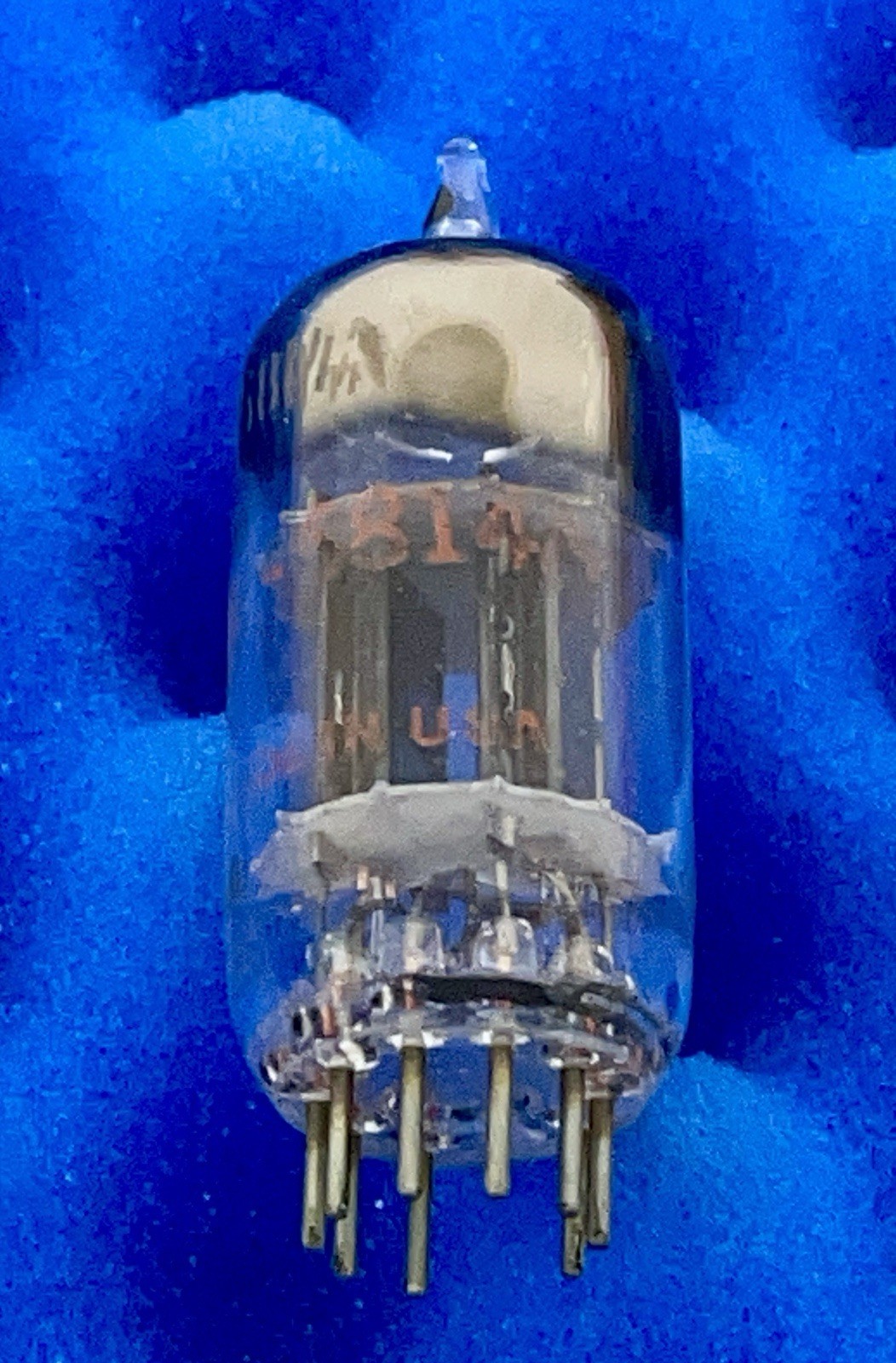 ONE CBS Hytron 5814A Tube / Square Get Amplitrex Tested Strong & BALANCED 12AU7